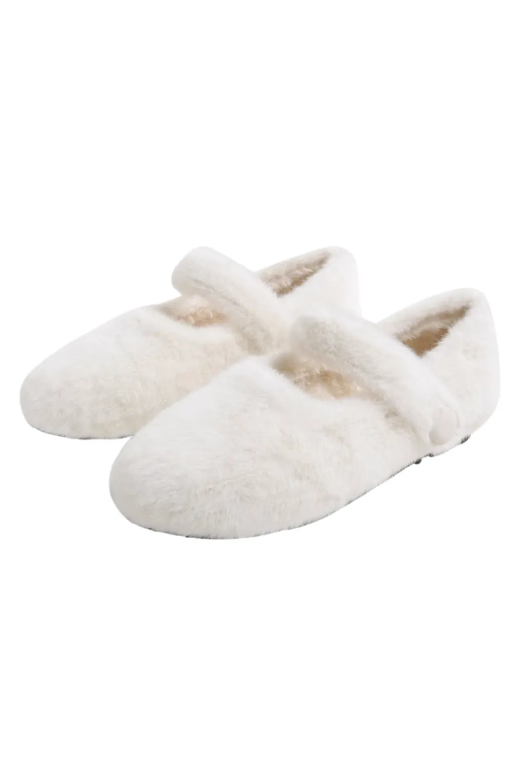 'Julia' Fuzzy Plush Shoes (3 Colors) sold by Goodnight Macaroon product image thumbnail 2