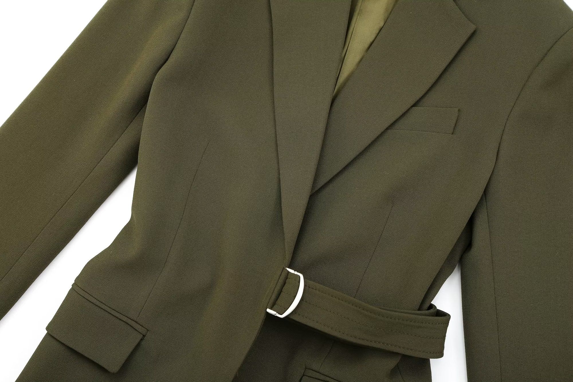 Cutout Belted Blazer #168311 sold by Goodnight Macaroon product image thumbnail 7