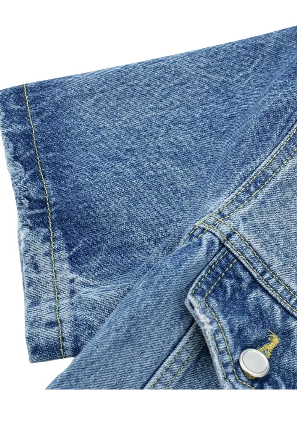 ‘Leah’ Denim Shirt Style Dress sold by Goodnight Macaroon product image thumbnail 4