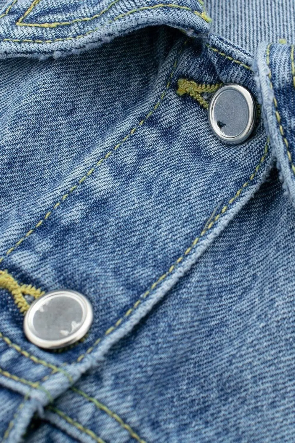 ‘Leah’ Denim Shirt Style Dress sold by Goodnight Macaroon product image thumbnail 5