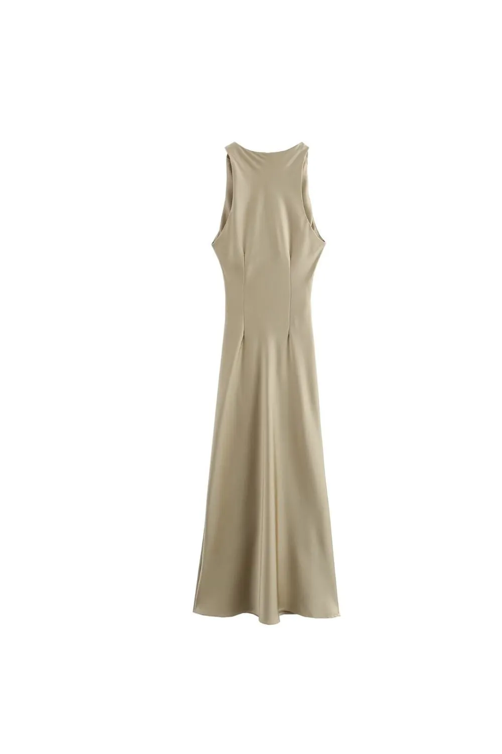 ‘Lillian’ Satin-textured Midi Dress (5 Colors) sold by Goodnight Macaroon product image thumbnail 3