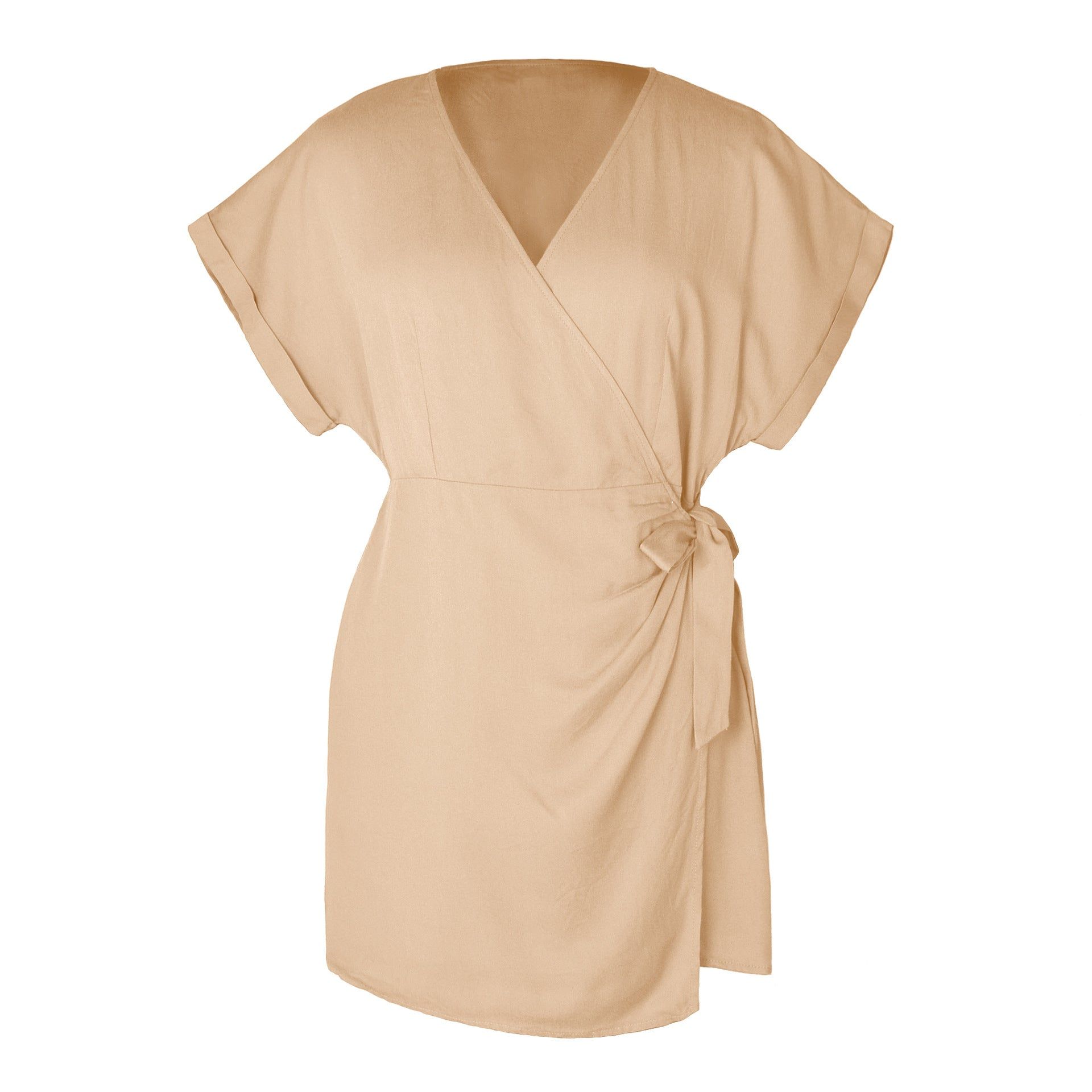 'Edith' V-Neck Short Sleeve Romper #181552 sold by Goodnight Macaroon product image thumbnail 2