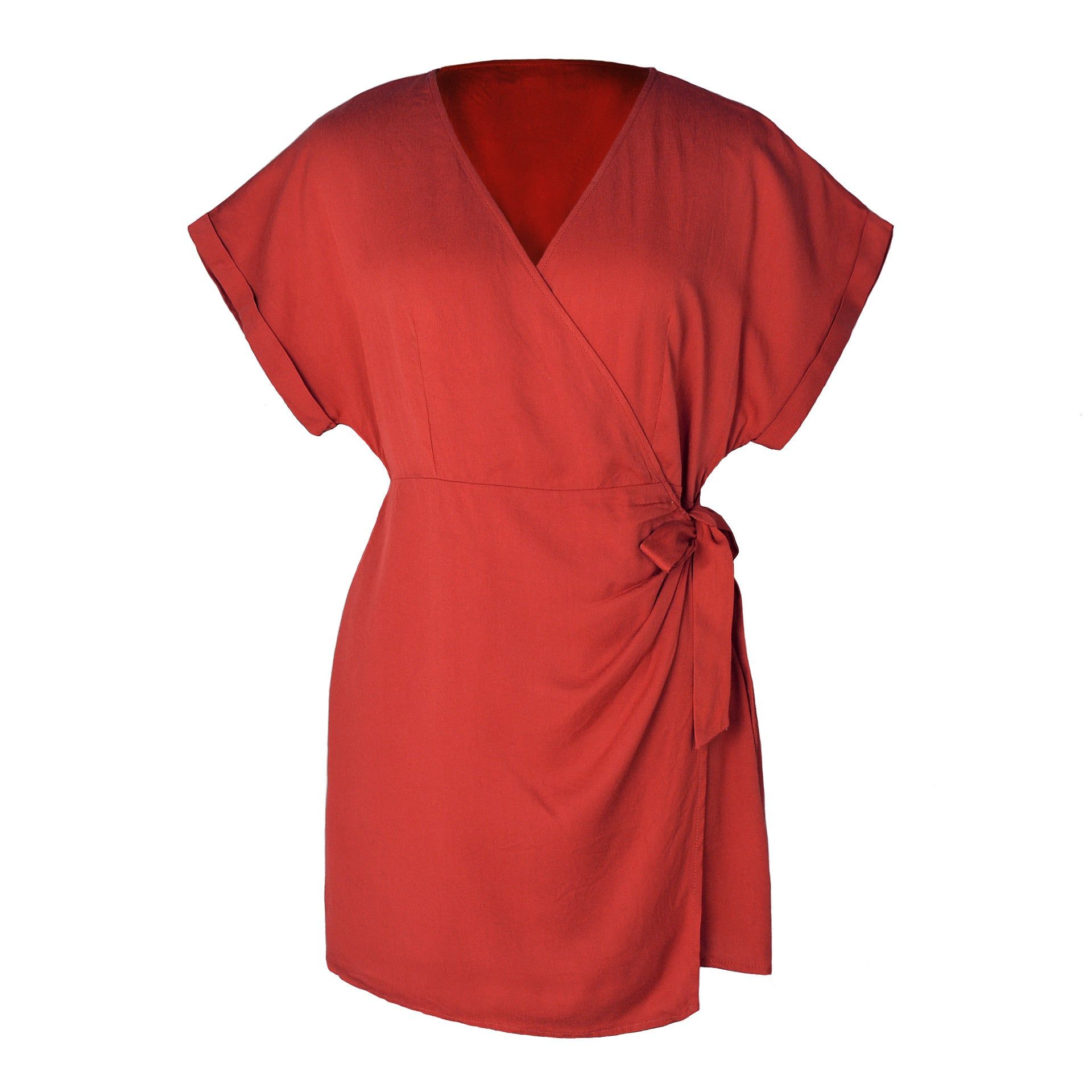 'Edith' V-Neck Short Sleeve Romper #181552 sold by Goodnight Macaroon product image thumbnail 3