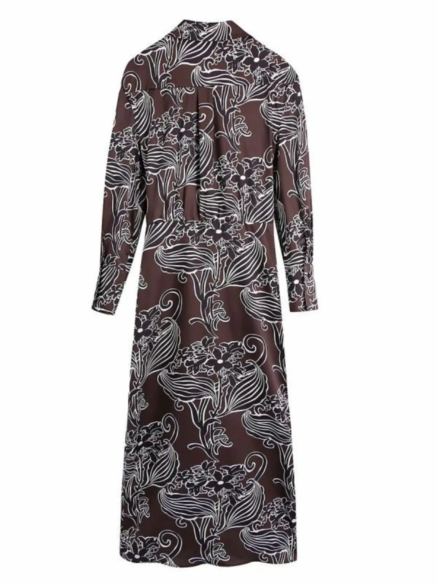 'Tatum' Polo Floral Printed Twisted Maxi Dress sold by Goodnight Macaroon product image thumbnail 2