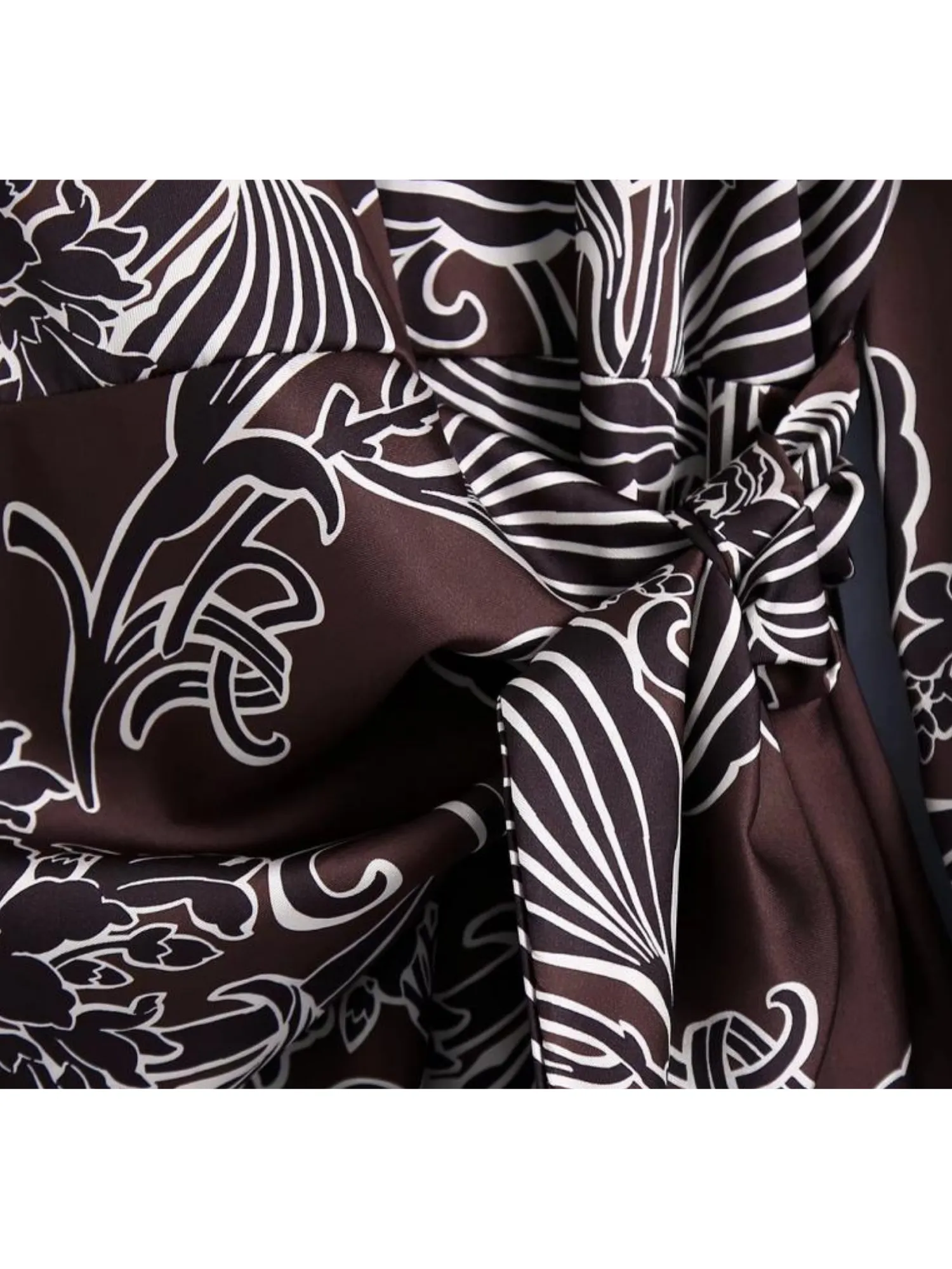 'Tatum' Polo Floral Printed Twisted Maxi Dress sold by Goodnight Macaroon product image thumbnail 3