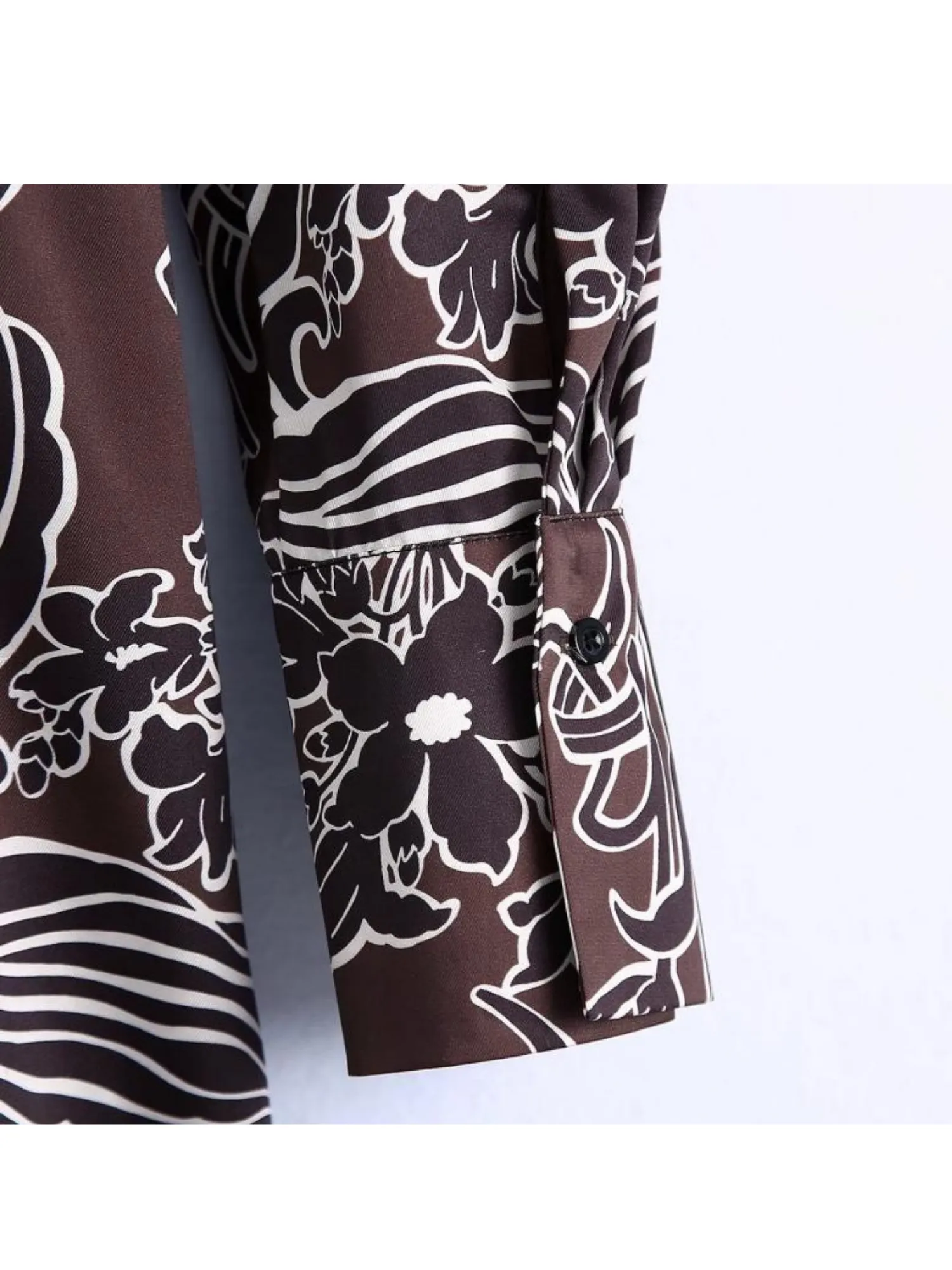 'Tatum' Polo Floral Printed Twisted Maxi Dress sold by Goodnight Macaroon product image thumbnail 4