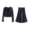 Satin Crop Top and Skirt Set #137109 sold by Goodnight Macaroon