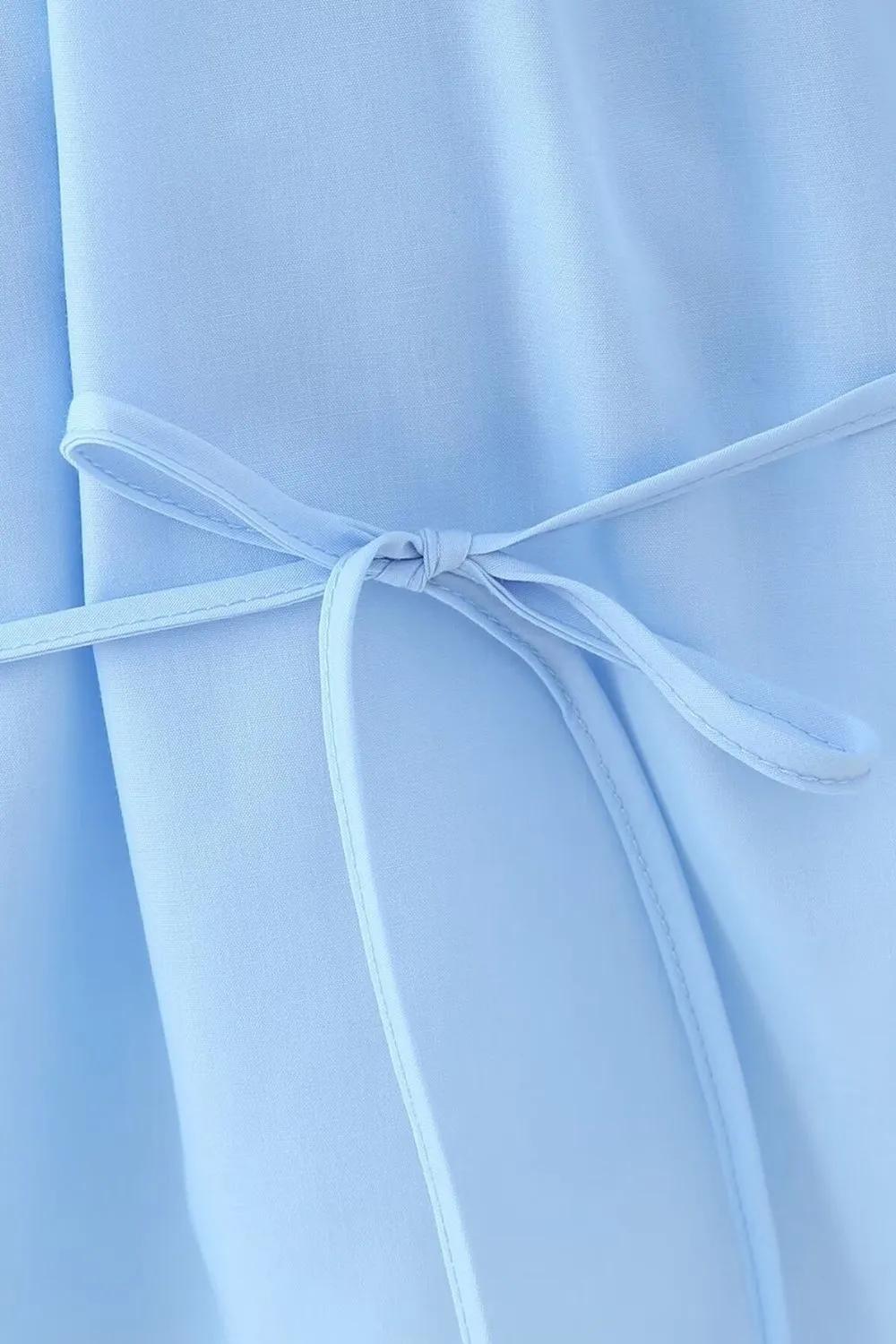 'Poppy' Tie-front Long Sleeve Shirt sold by Goodnight Macaroon product image thumbnail 4