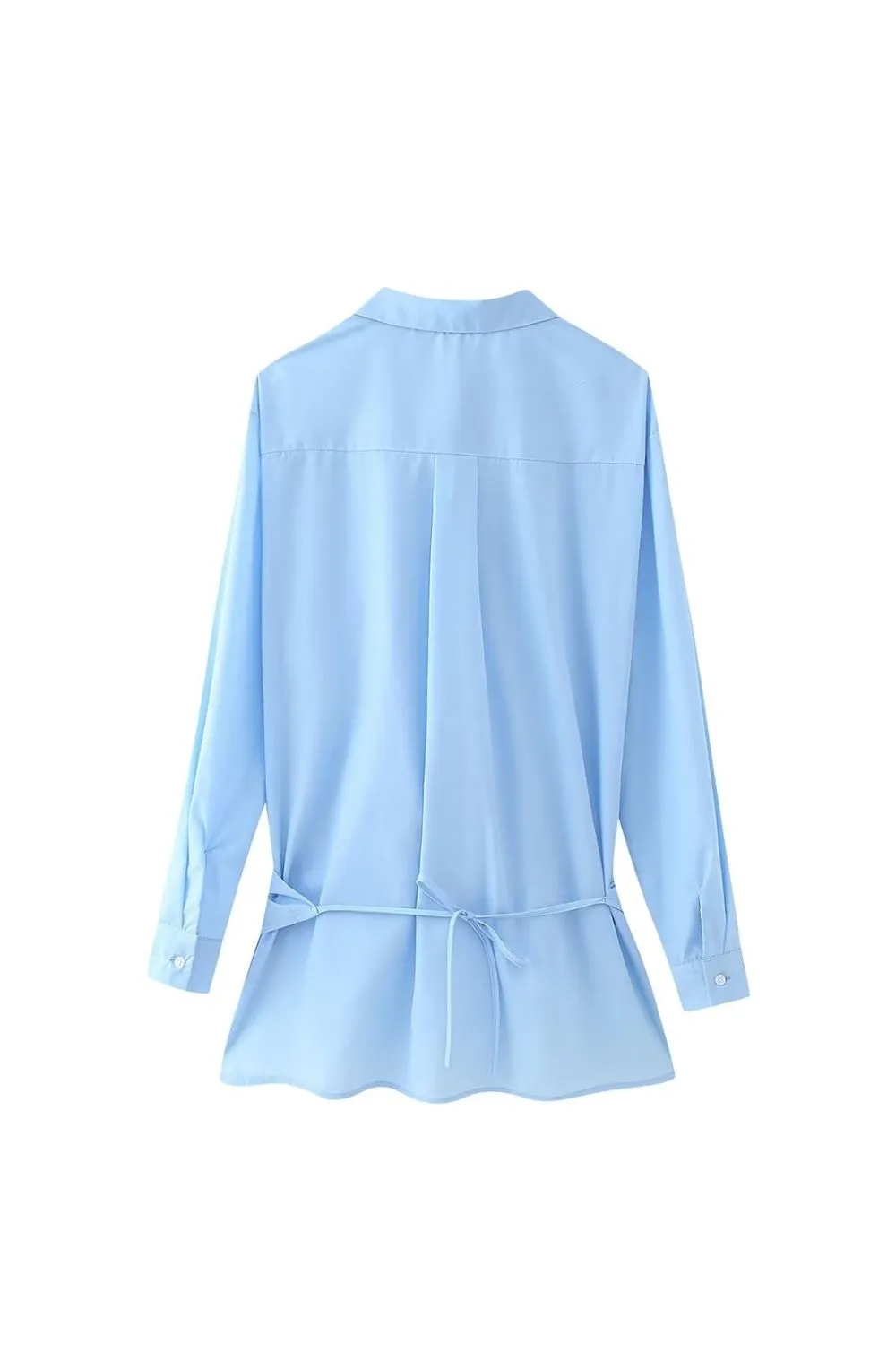 'Poppy' Tie-front Long Sleeve Shirt sold by Goodnight Macaroon product image thumbnail 2