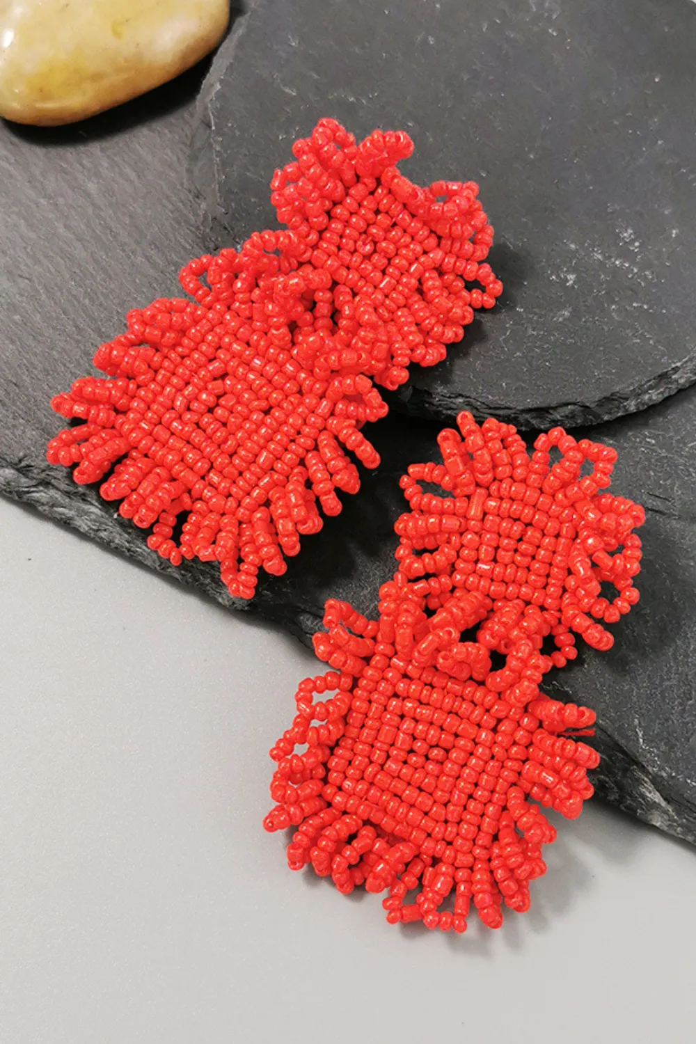 'Beryl' Boho Beaded Dangle Earrings (5 Colors) sold by Goodnight Macaroon product image thumbnail 4