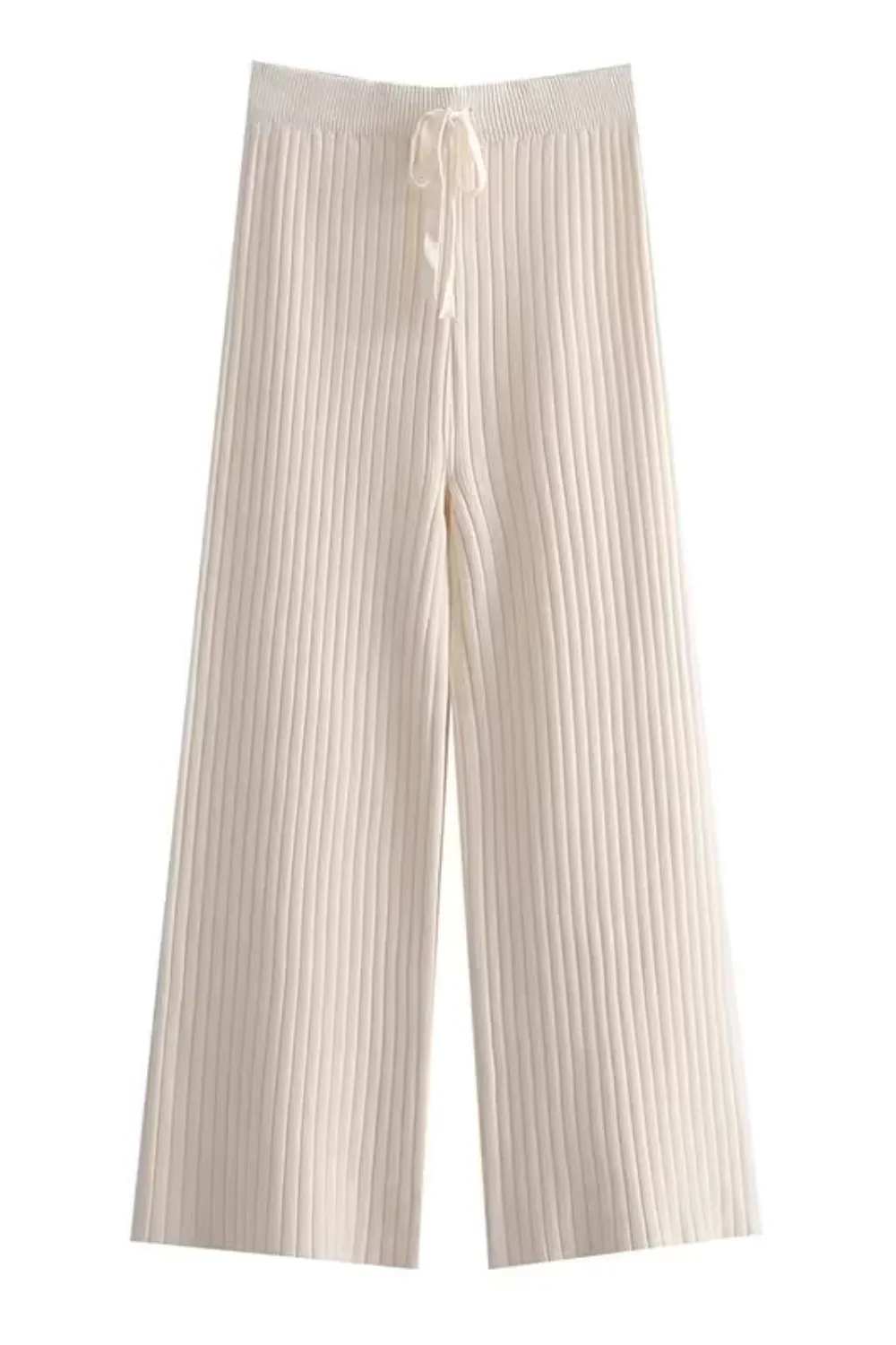 'Gemma' Straight Leg Knitted Pants (3 Colors) sold by Goodnight Macaroon product image thumbnail 3