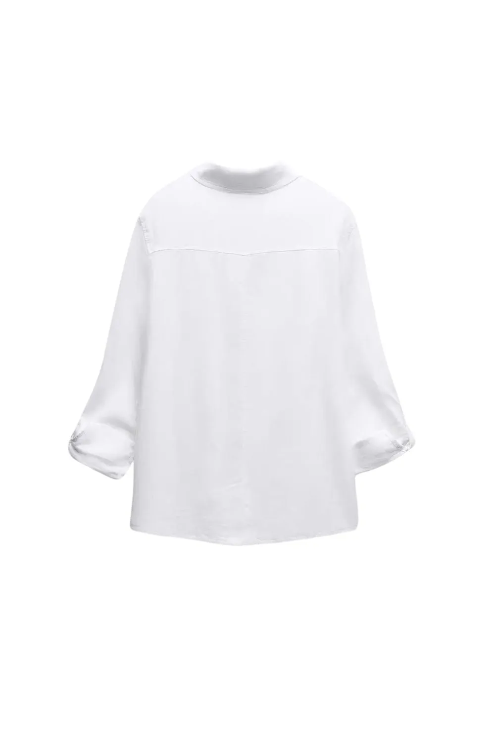 'Isabelle' Loose Fit roll-up Sleeve Blended Shirt (2 colors) sold by Goodnight Macaroon product image thumbnail 3