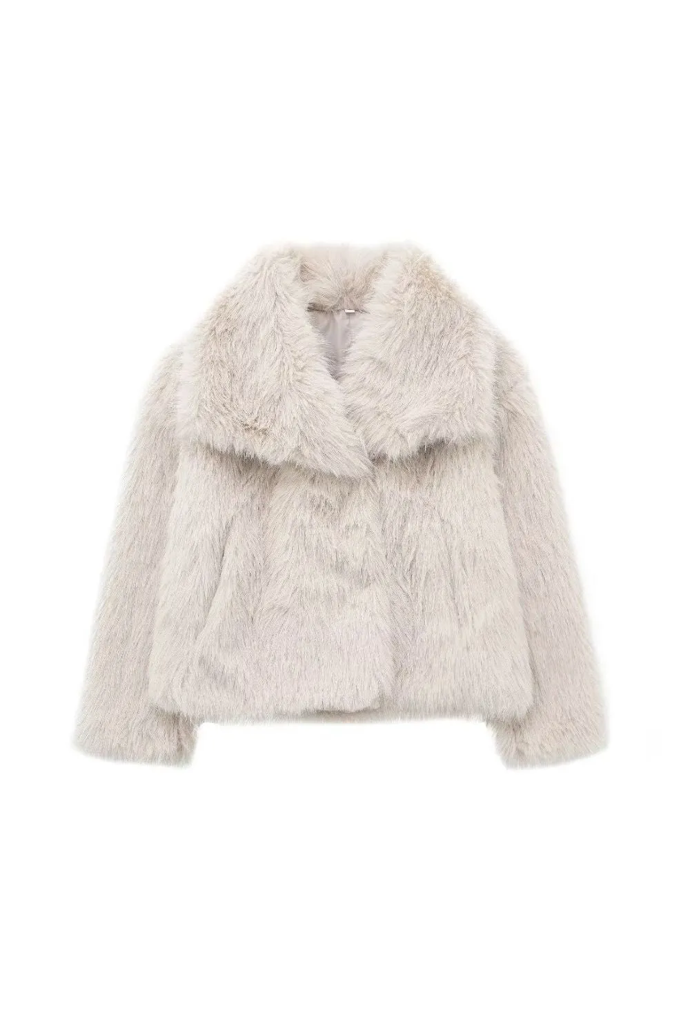 'Chloe' Faux Fur-Effect Short Jacket sold by Goodnight Macaroon product image thumbnail 2