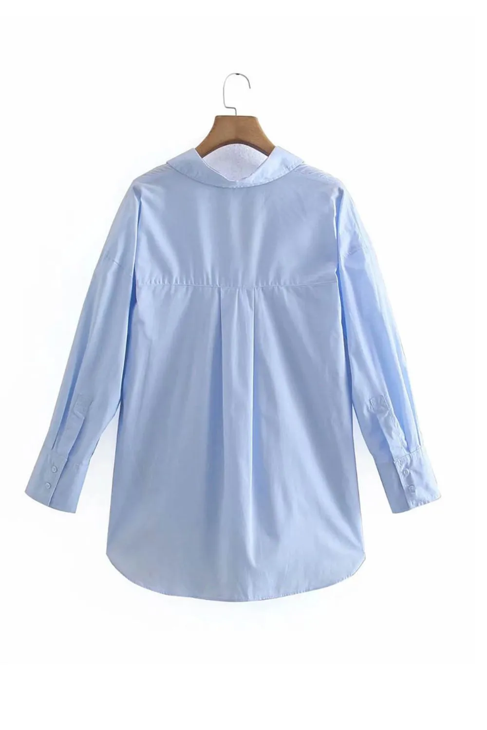 ‘Martha’ Turn-down Collar Loose Fit Long Sleeve Shirt sold by Goodnight Macaroon product image thumbnail 2