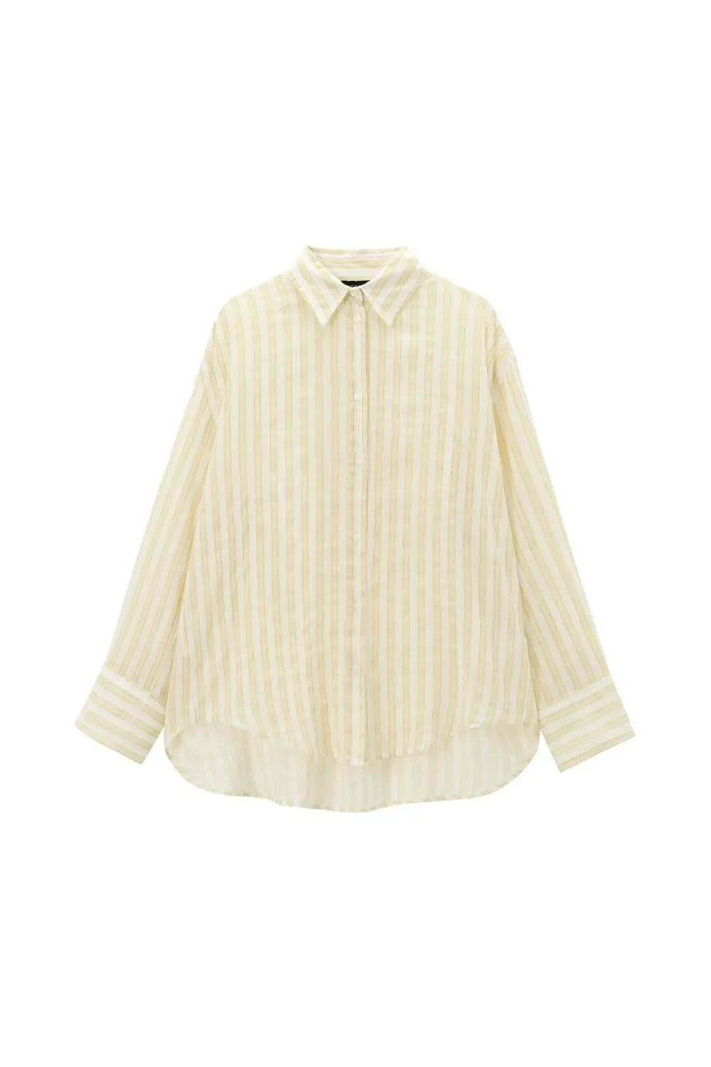 'Daisy' Striped Loose Long Sleeve Shirt(2 Colors) sold by Goodnight Macaroon product image thumbnail 2