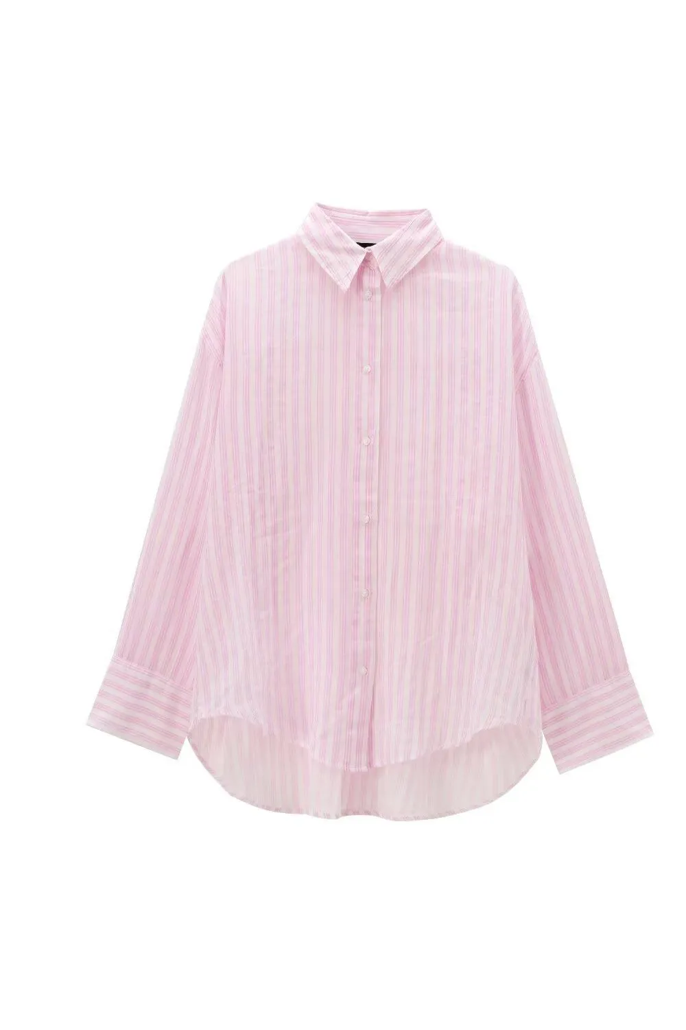 'Daisy' Striped Loose Long Sleeve Shirt(2 Colors) sold by Goodnight Macaroon product image thumbnail 4