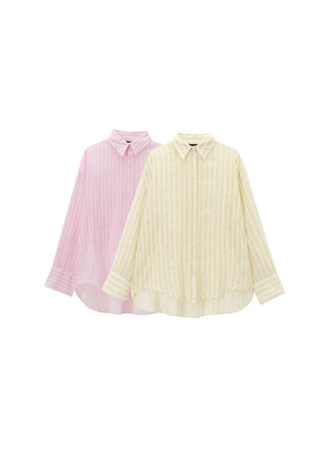 'Daisy' Striped Loose Long Sleeve Shirt(2 Colors) sold by Goodnight Macaroon