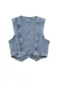 ' Daniel ' Denim Vest & High-Waist Shorts Combo (Sold Separately) sold by Goodnight Macaroon