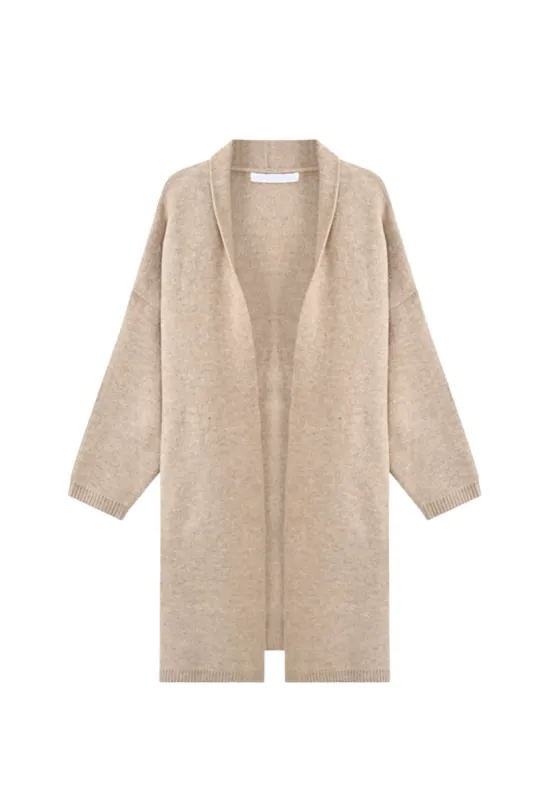 'Caroline' Long Knitted Cardigan (2 Colors) sold by Goodnight Macaroon