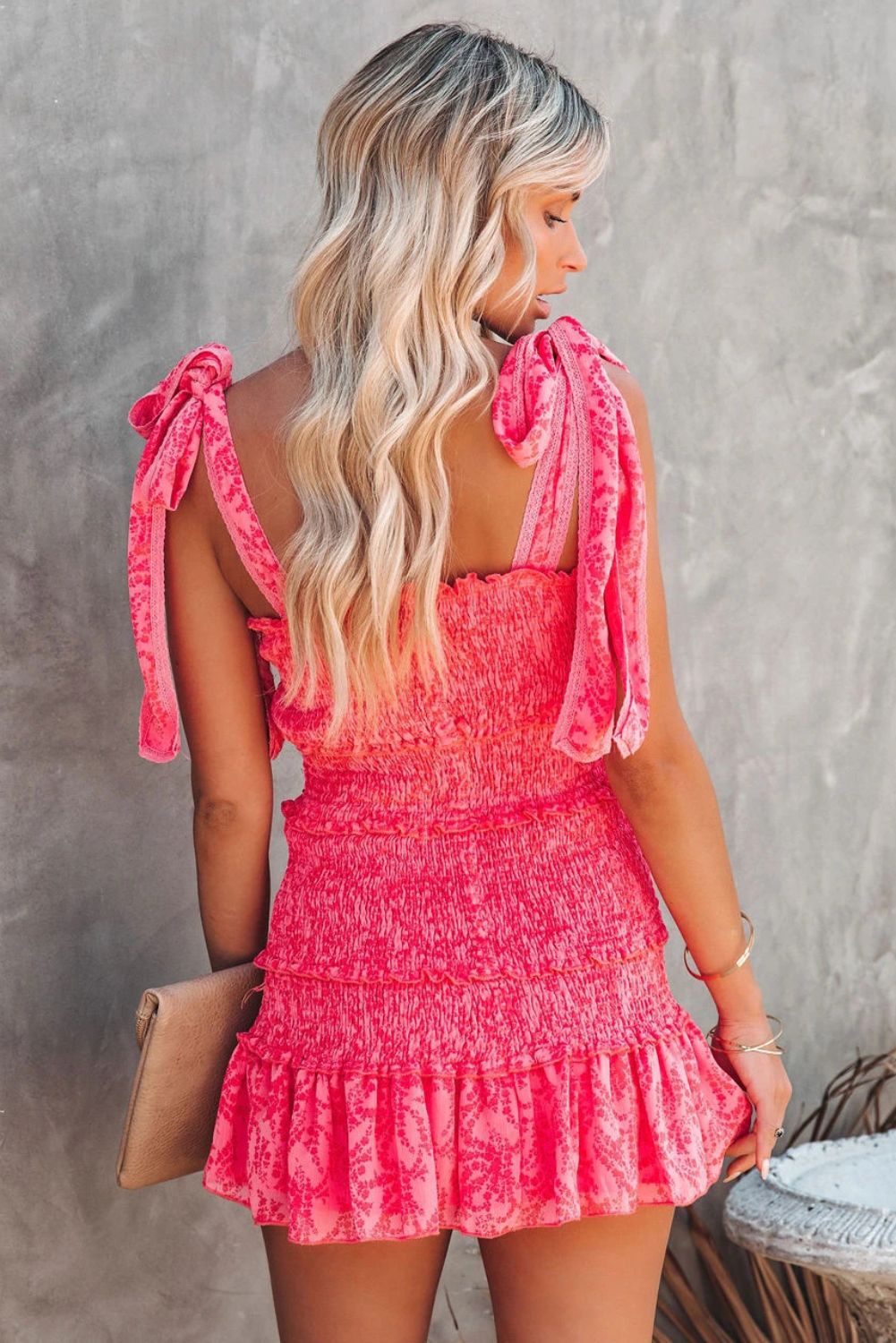 Smocked sleeveless Mini Dress #121406 sold by Goodnight Macaroon product image thumbnail 2