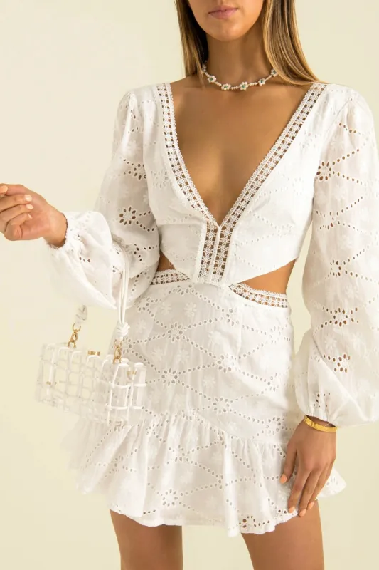 Eyelet Embroidery Dress #108331 sold by Goodnight Macaroon
