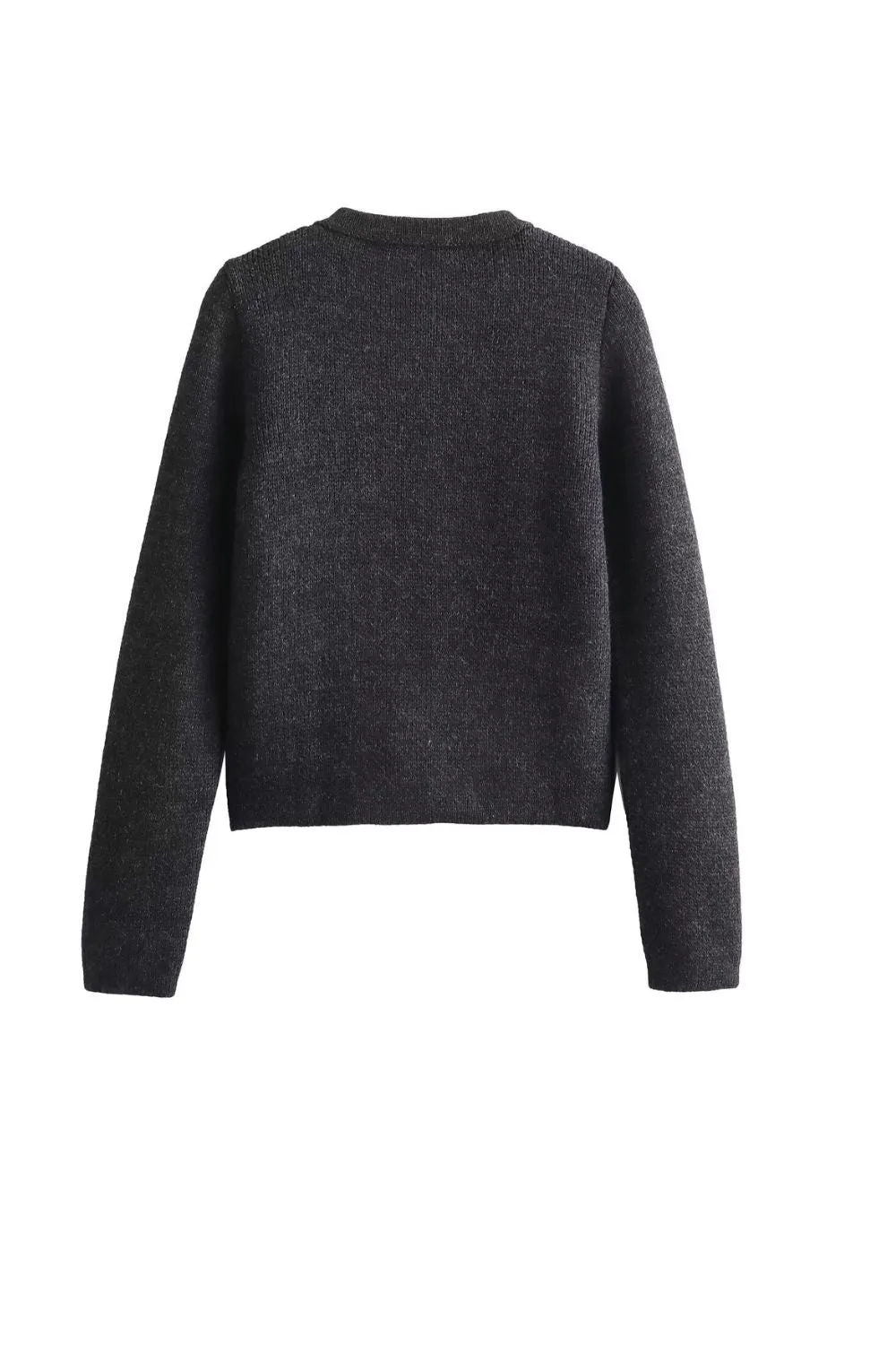 'Paisley' Gold Button Front Knit Coat sold by Goodnight Macaroon product image thumbnail 3