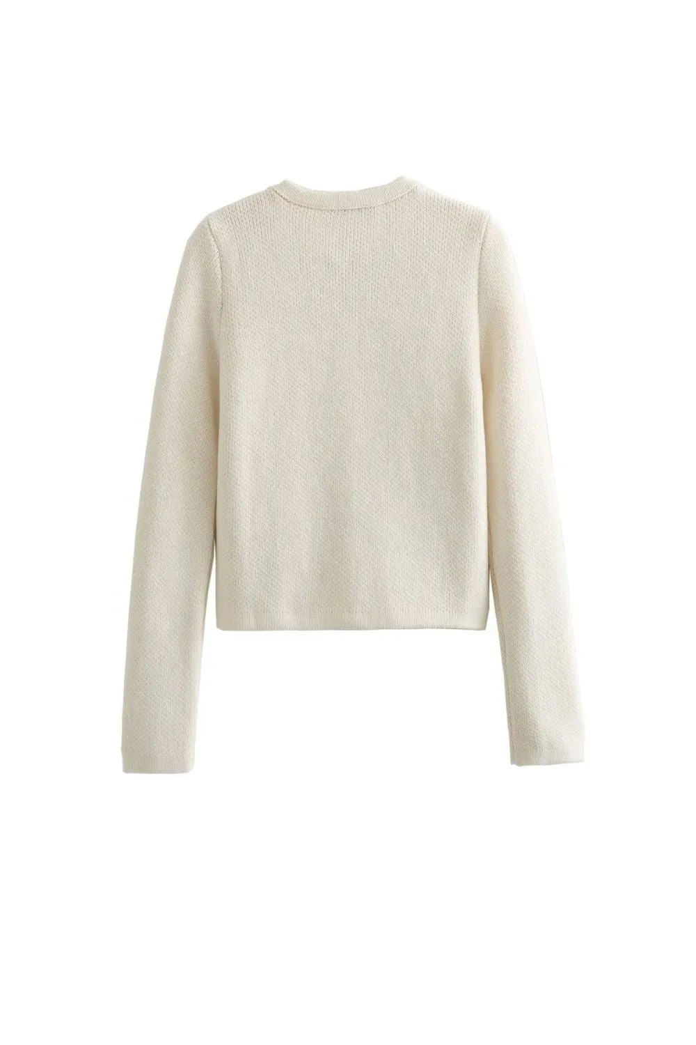 'Paisley' Gold Button Front Knit Coat sold by Goodnight Macaroon product image thumbnail 5