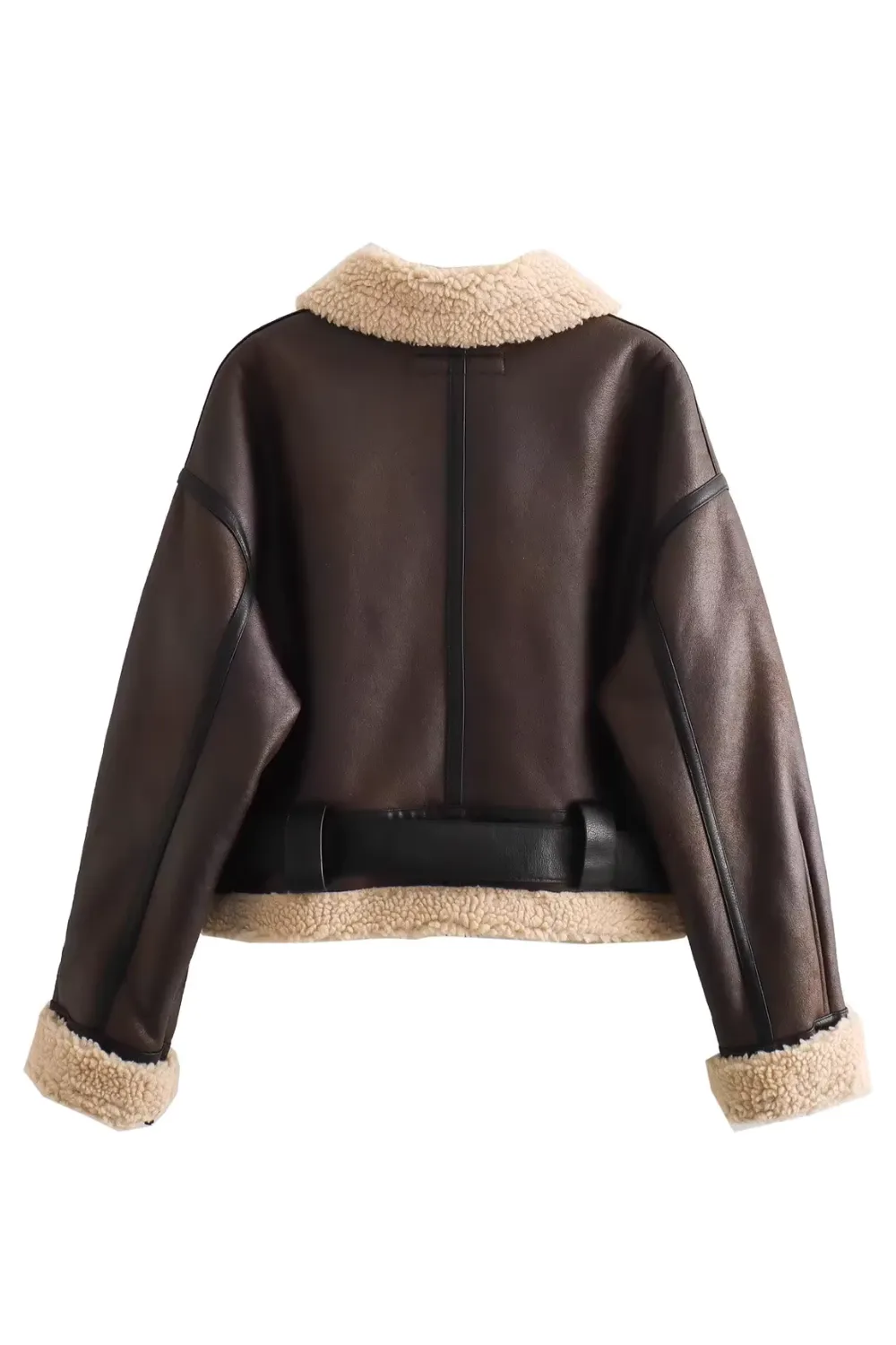 'Sharon' Fleeced Short Jacket sold by Goodnight Macaroon product image thumbnail 2