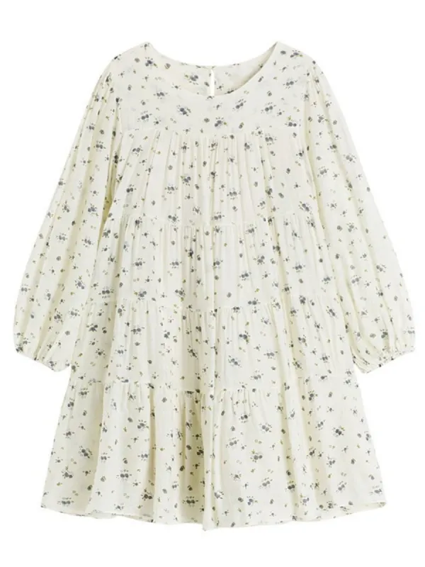 'Ella' Floral Printed Dolly Dress sold by Goodnight Macaroon