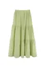 'Bella' High Waist Tiered Long Skirt(5 Colors) sold by Goodnight Macaroon