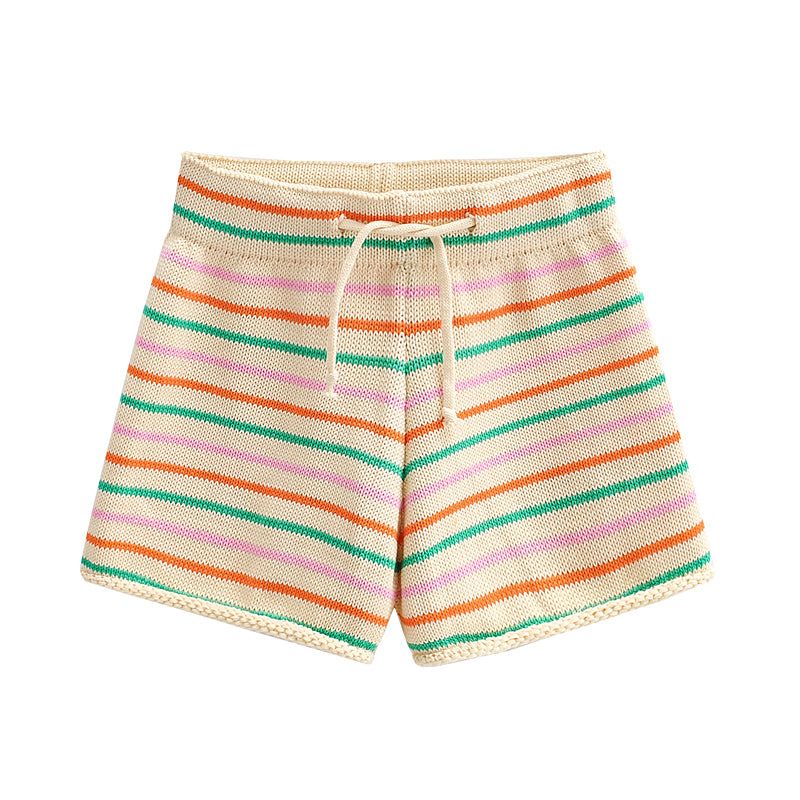 'Winkie' Stripe Sleeveless Knitted Top & Shorts #187442 sold by Goodnight Macaroon product image thumbnail 3