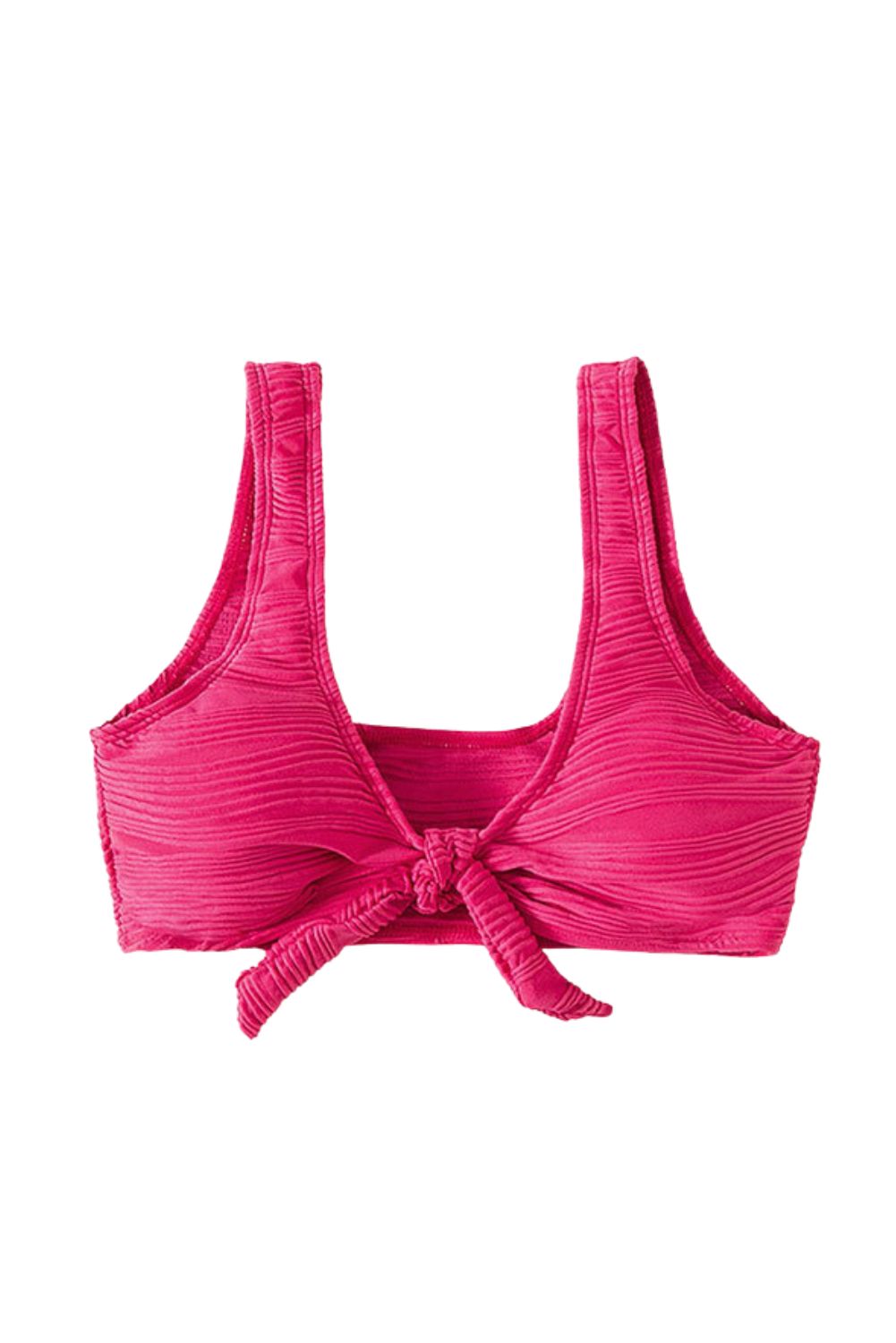 Textured Tie-Front Bikini #164960 sold by Goodnight Macaroon product image thumbnail 6