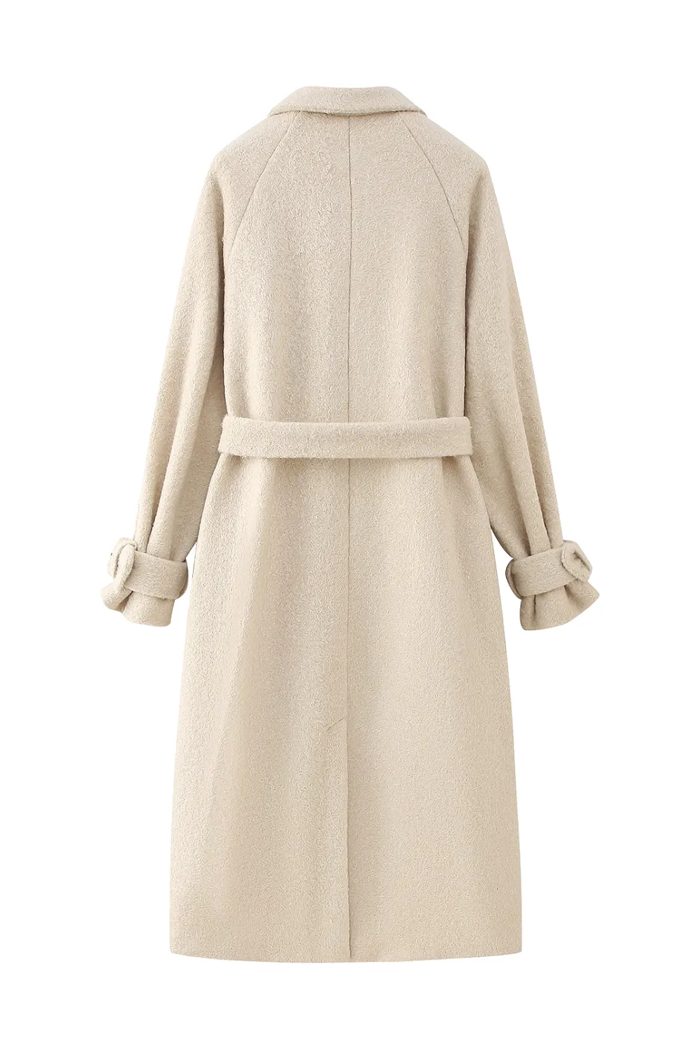 'Tiffany' Waist-Belt Long Wool Coat sold by Goodnight Macaroon product image thumbnail 2