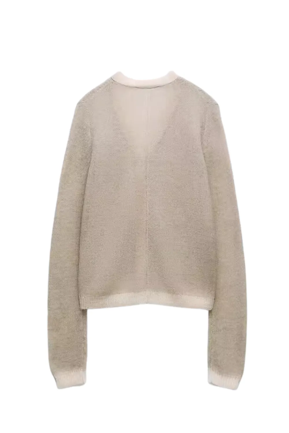 'Charlotte' V-Neck Knitted Button-Up Cardigan sold by Goodnight Macaroon product image thumbnail 2