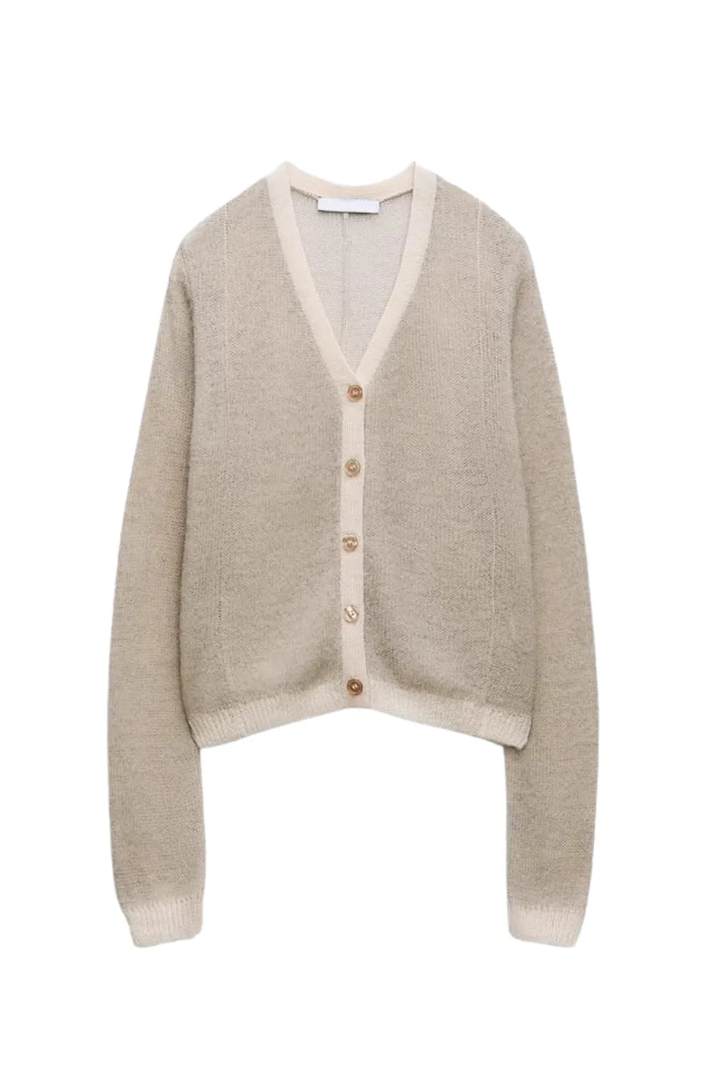 'Charlotte' V-Neck Knitted Button-Up Cardigan sold by Goodnight Macaroon