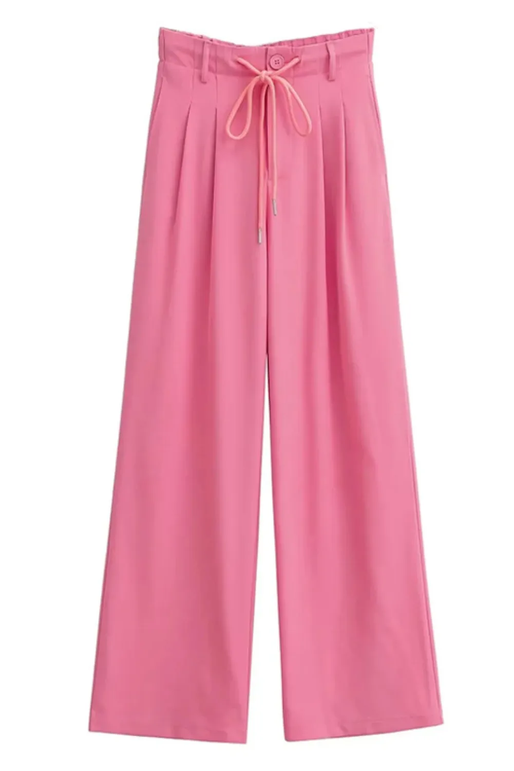 'Elga' Tied Wide-leg Pants (3 Colors) sold by Goodnight Macaroon product image thumbnail 2