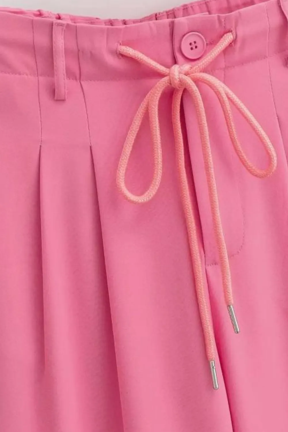 'Elga' Tied Wide-leg Pants (3 Colors) sold by Goodnight Macaroon product image thumbnail 5