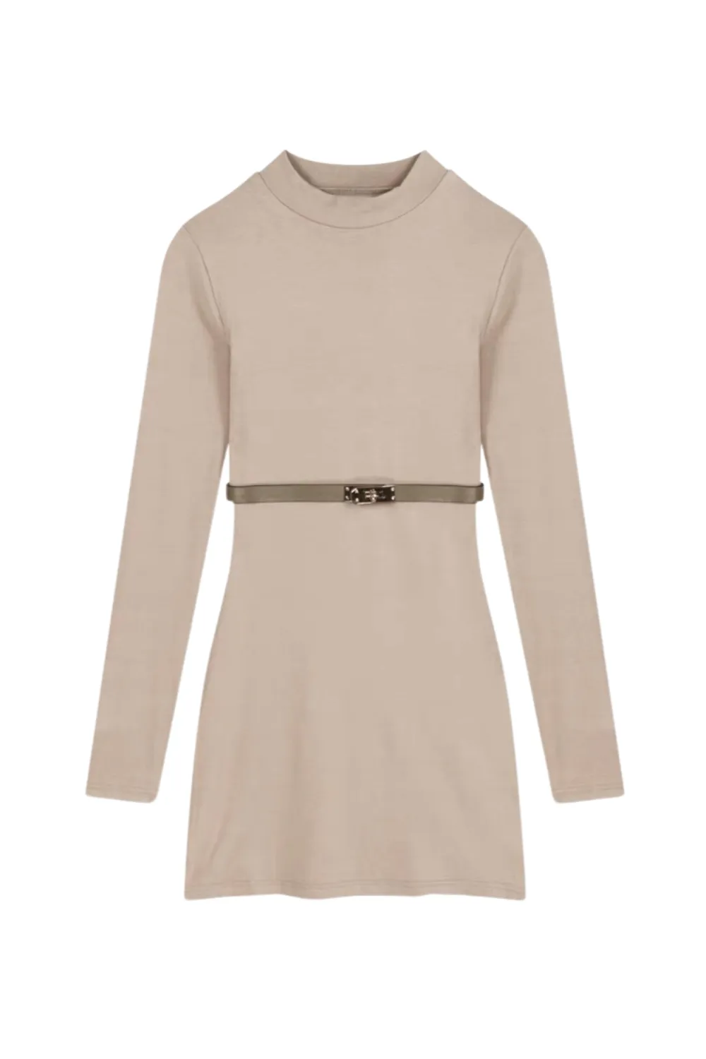 'Josie' Mockneck Long Sleeved Short Dress (2 Colors) sold by Goodnight Macaroon product image thumbnail 2