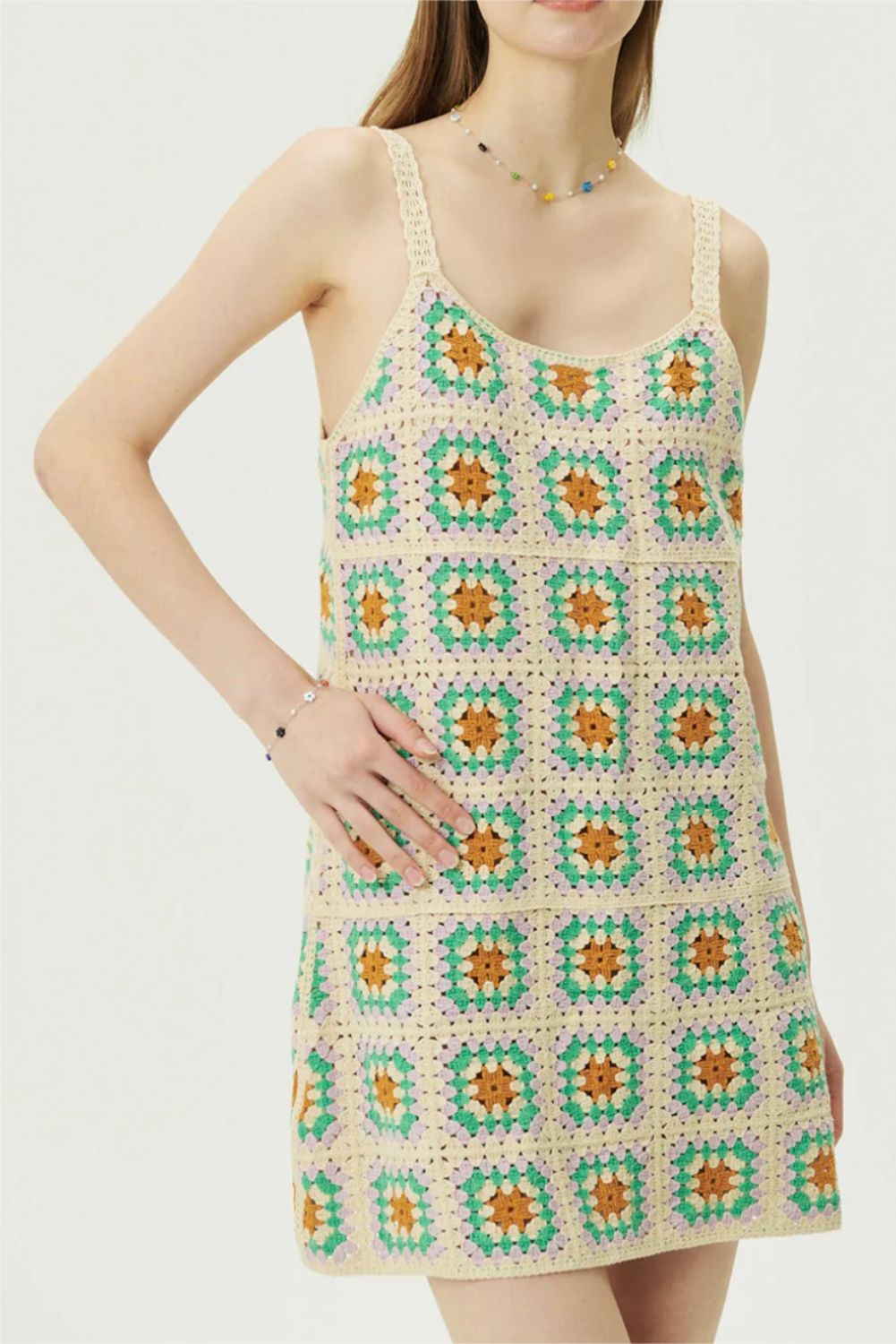 Hand-Crochet Cami Dress #136738 sold by Goodnight Macaroon product image thumbnail 3