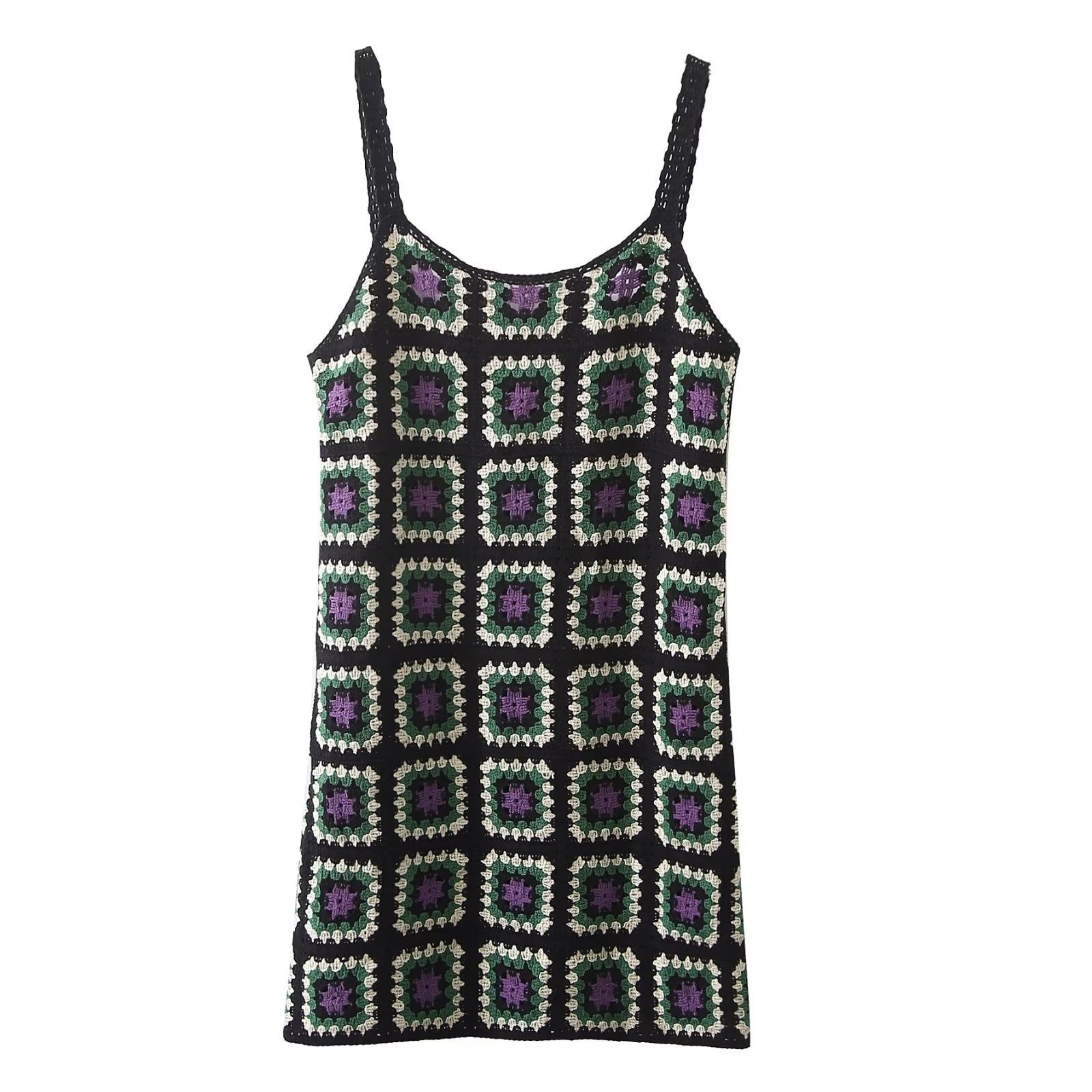 Hand-Crochet Cami Dress #136738 sold by Goodnight Macaroon product image thumbnail 5