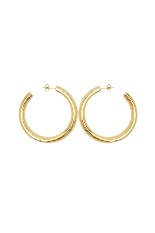 'Yanis' C-Shaped Earrings sold by Goodnight Macaroon