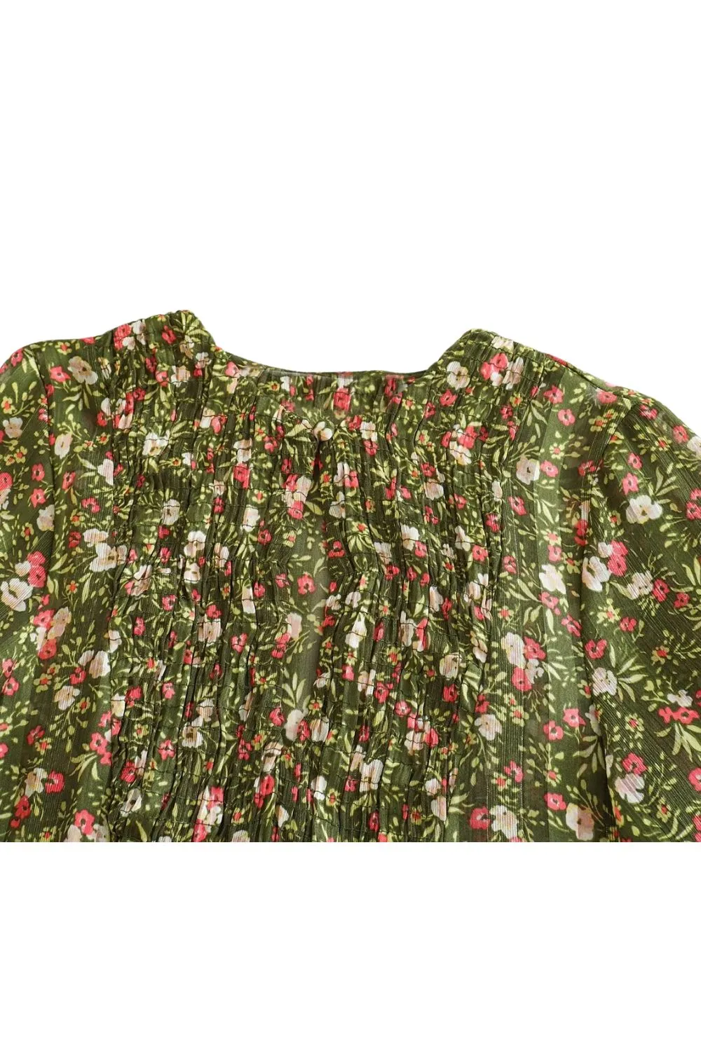‘Grace’ Loose Fit Floral Print Midi Dress sold by Goodnight Macaroon product image thumbnail 3