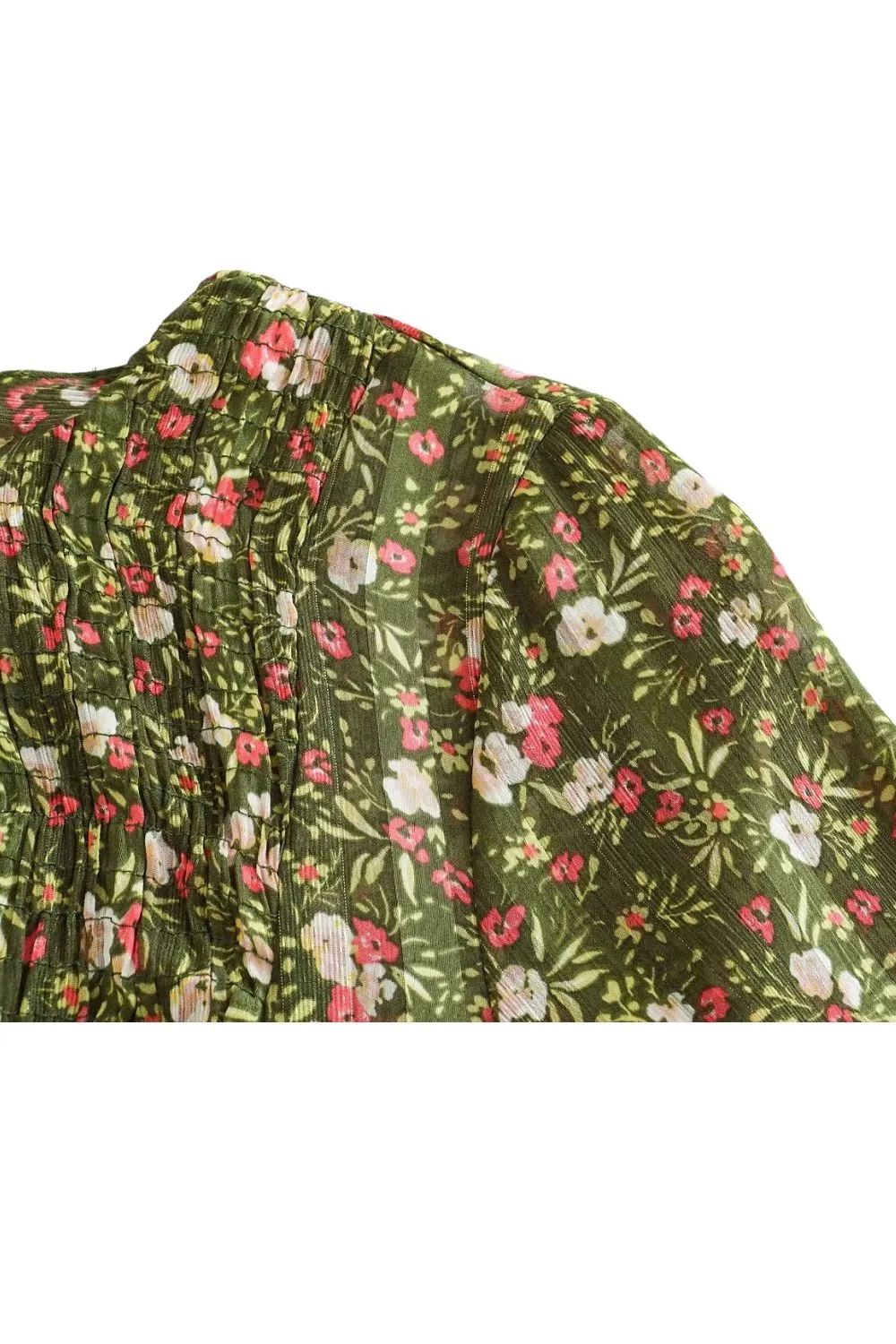 ‘Grace’ Loose Fit Floral Print Midi Dress sold by Goodnight Macaroon product image thumbnail 4