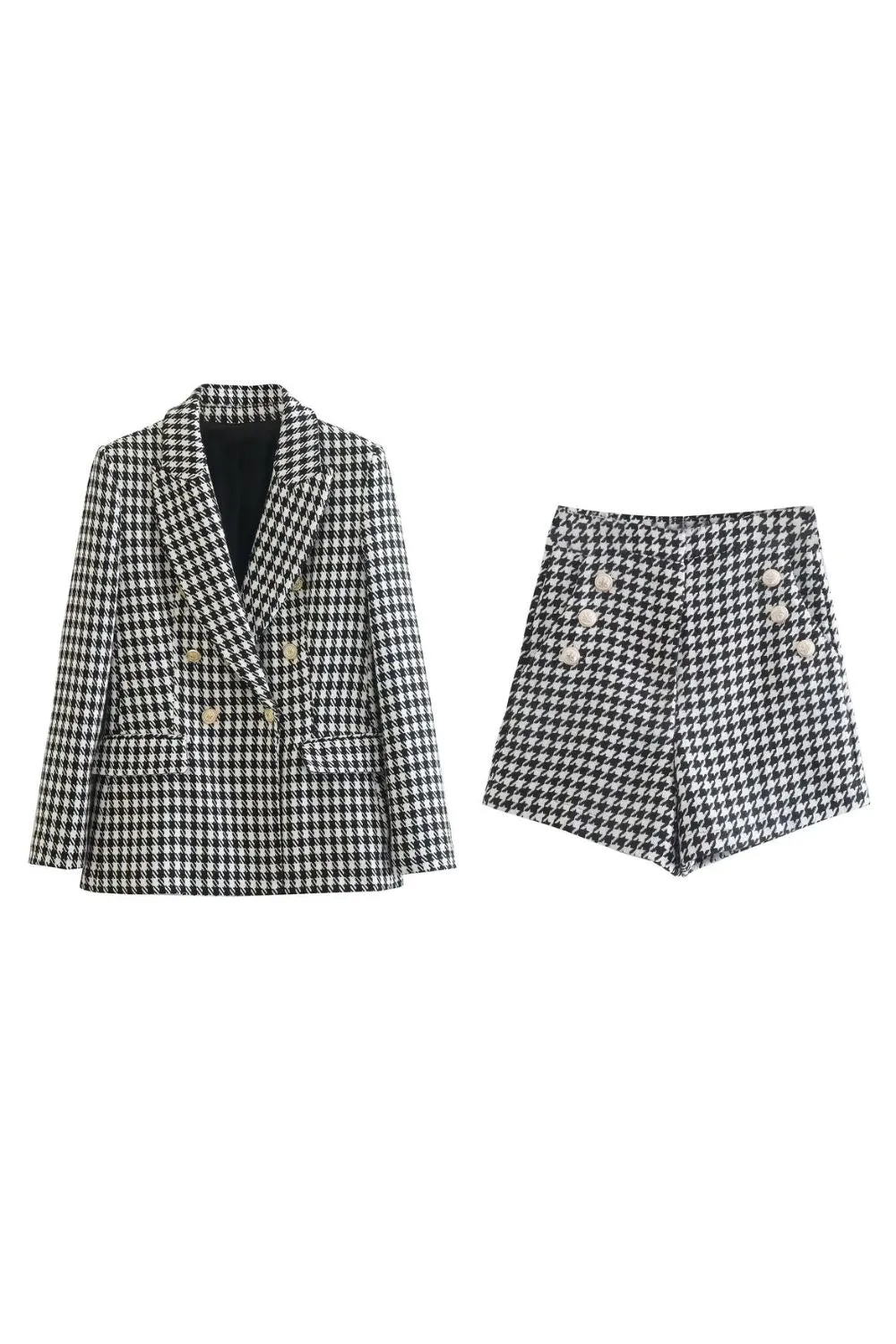'Norah' Double Breasted Suit Jacket & Shorts sold by Goodnight Macaroon