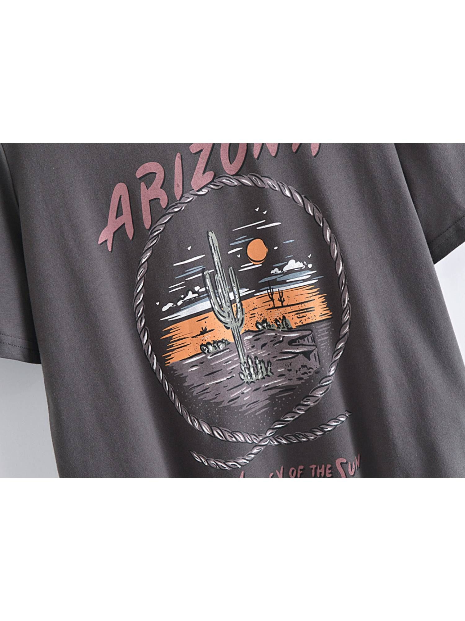 'Tatiana' Cactus Printed T-shirt sold by Goodnight Macaroon product image thumbnail 4