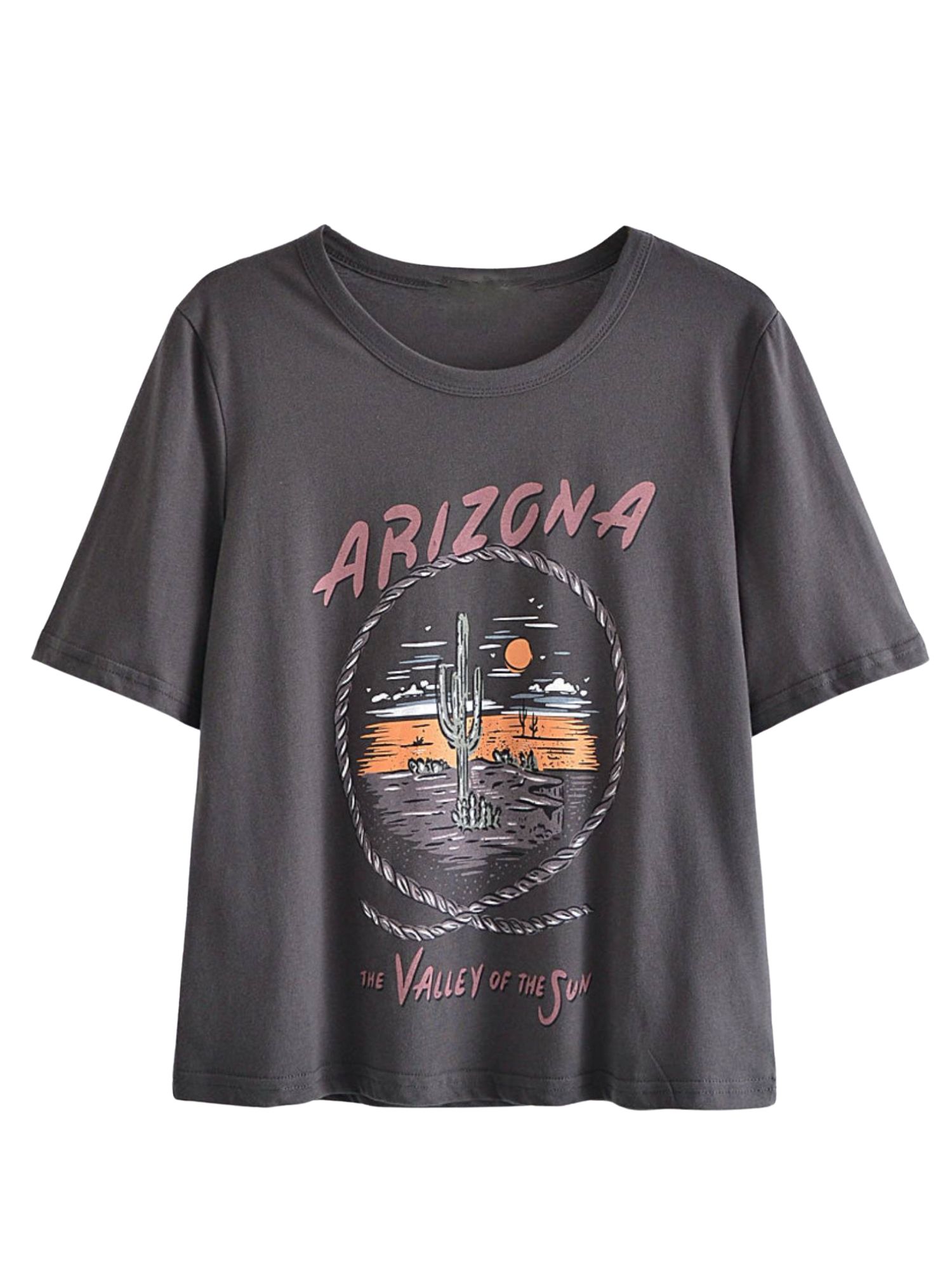 'Tatiana' Cactus Printed T-shirt sold by Goodnight Macaroon