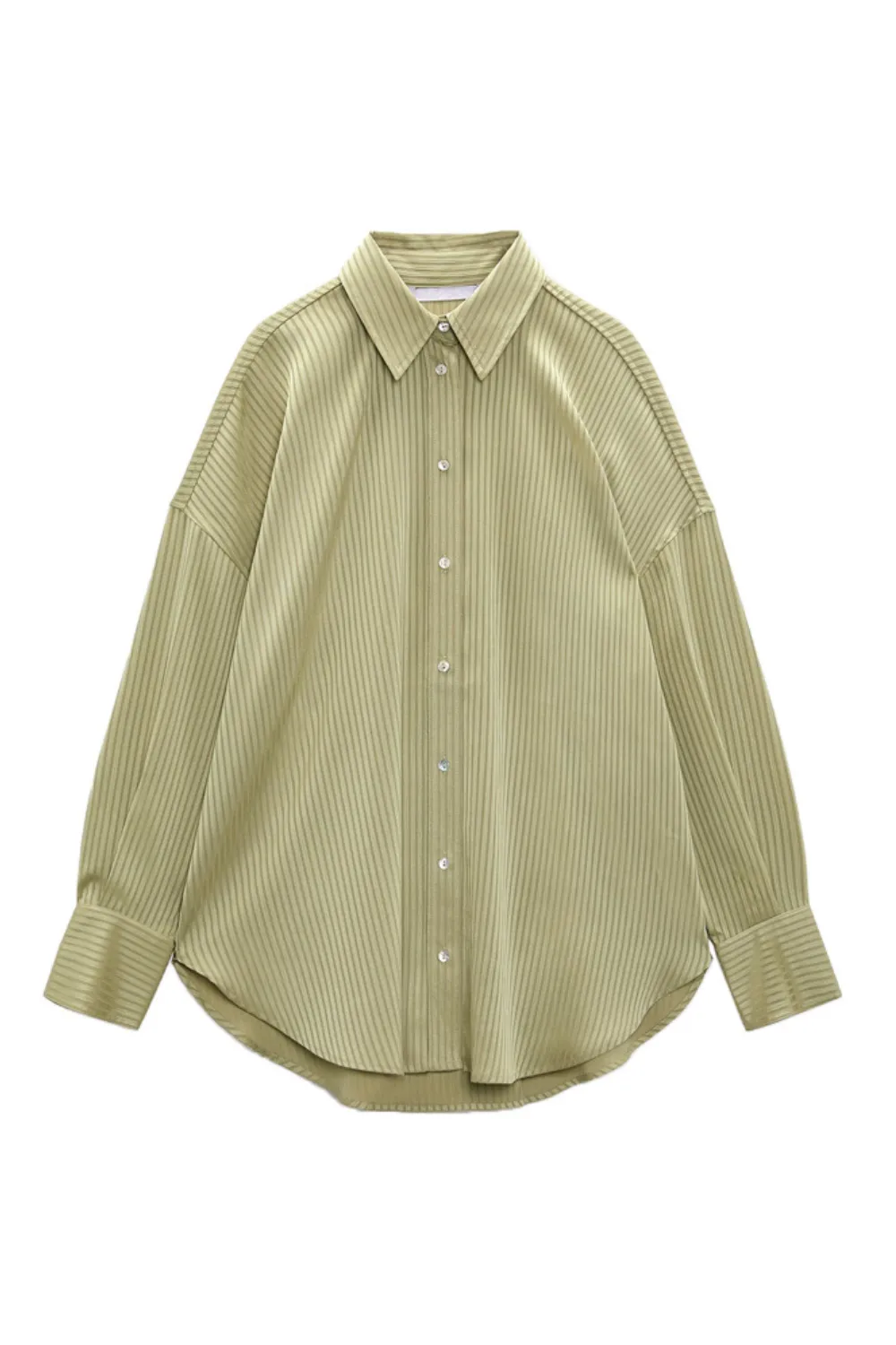 'Bella' Stripe Long-Sleeved Collared Shirt sold by Goodnight Macaroon