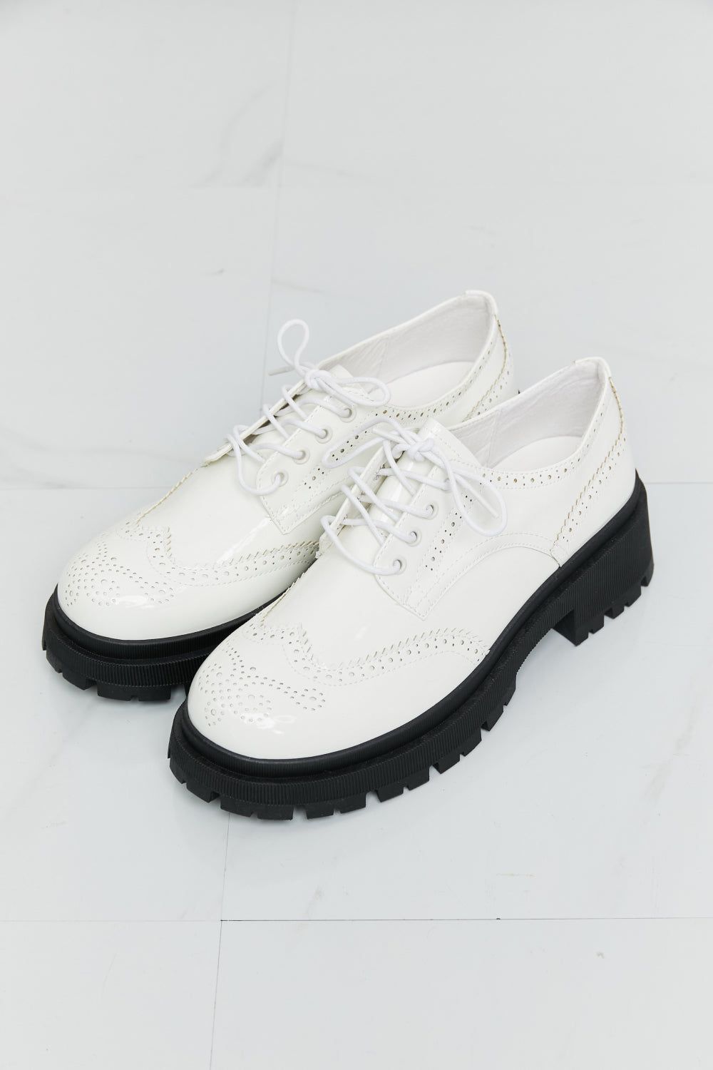 'Eula' Lace-Up Round Neck Shoes sold by Goodnight Macaroon product image thumbnail 6