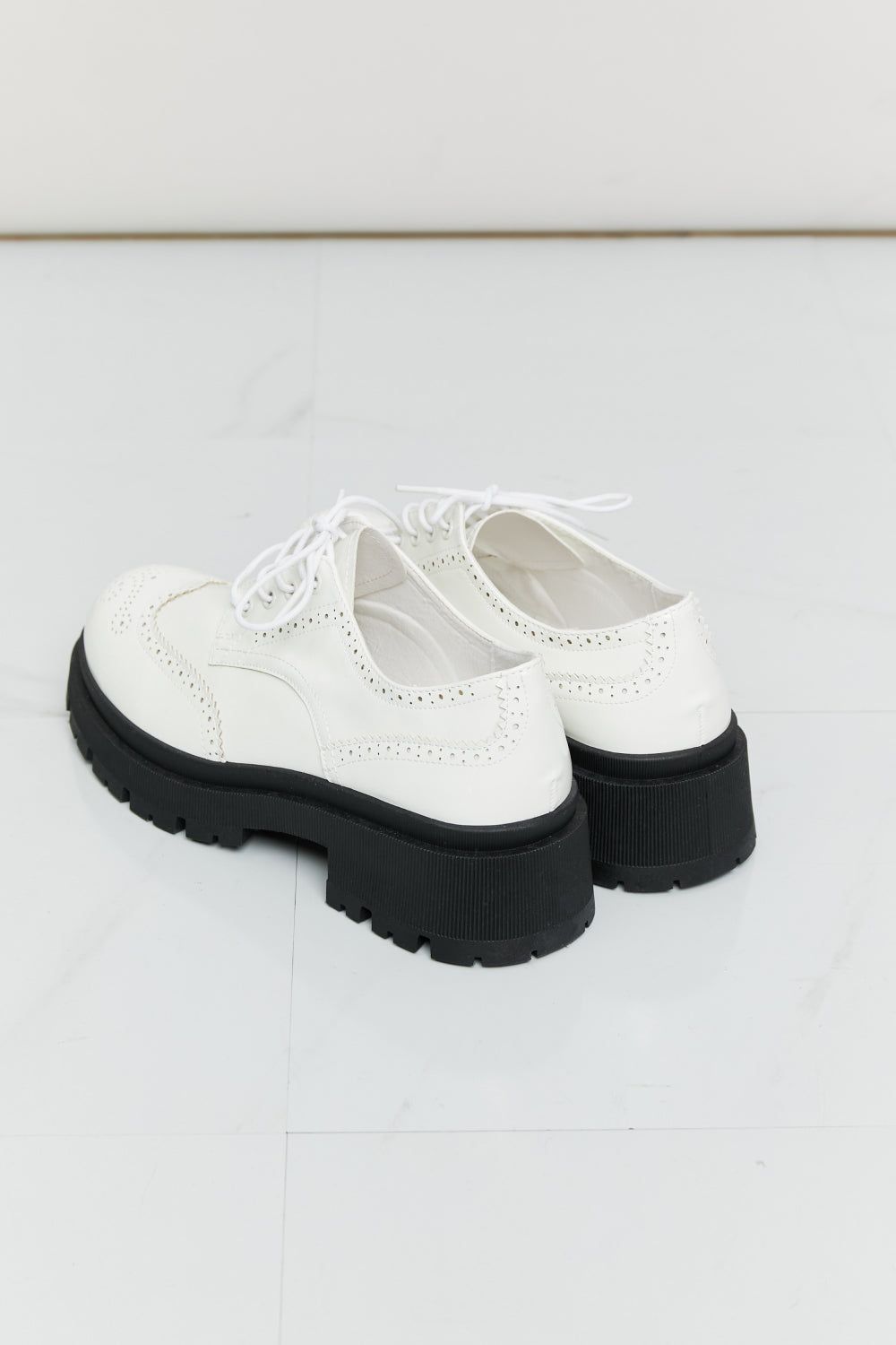 'Eula' Lace-Up Round Neck Shoes sold by Goodnight Macaroon product image thumbnail 7