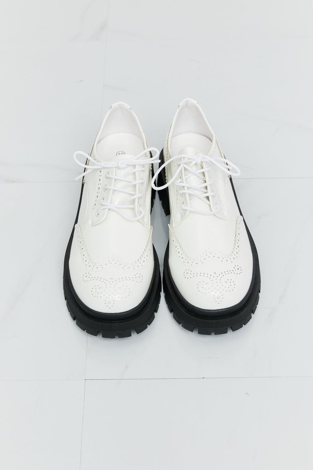 'Eula' Lace-Up Round Neck Shoes sold by Goodnight Macaroon product image thumbnail 5